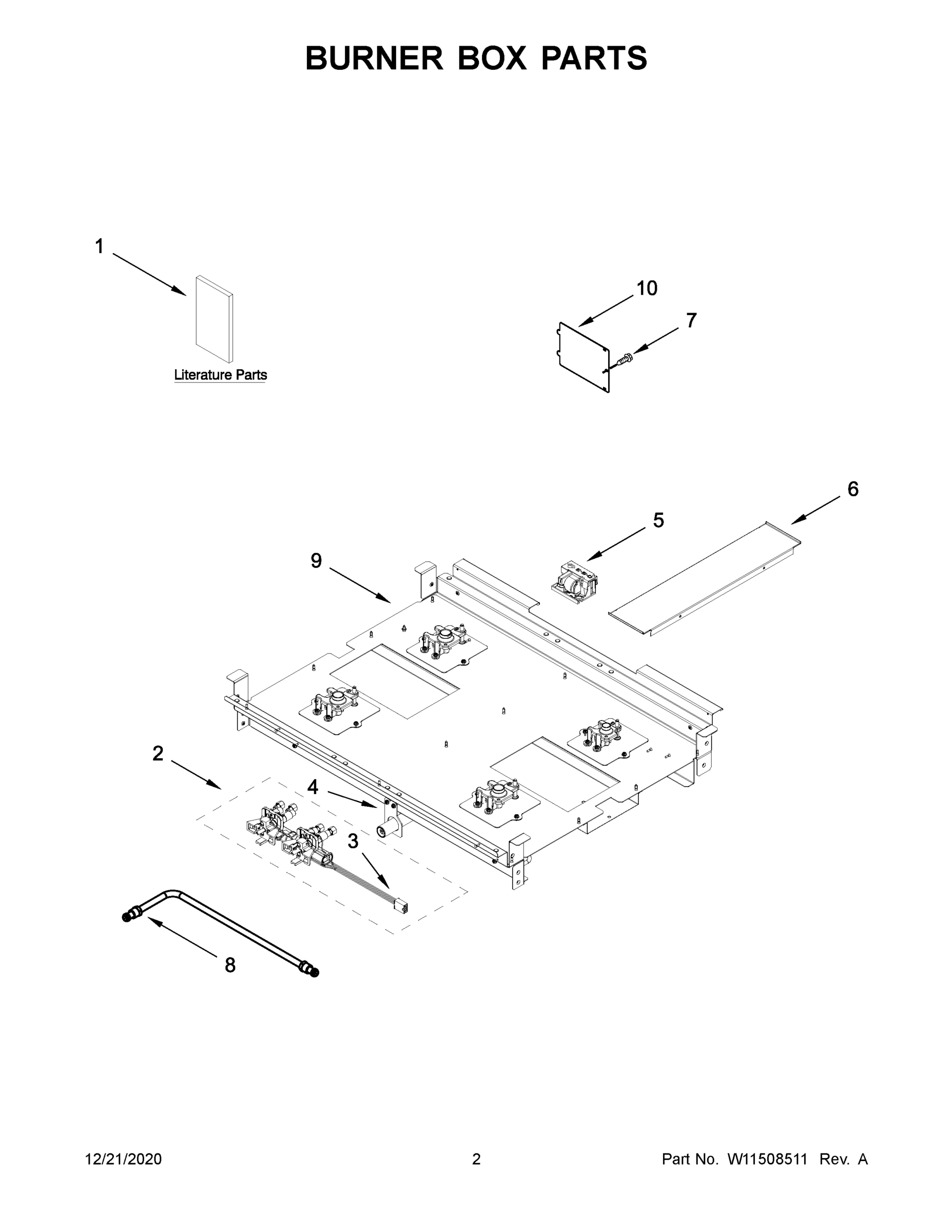 02 - BURNER BOX PARTS