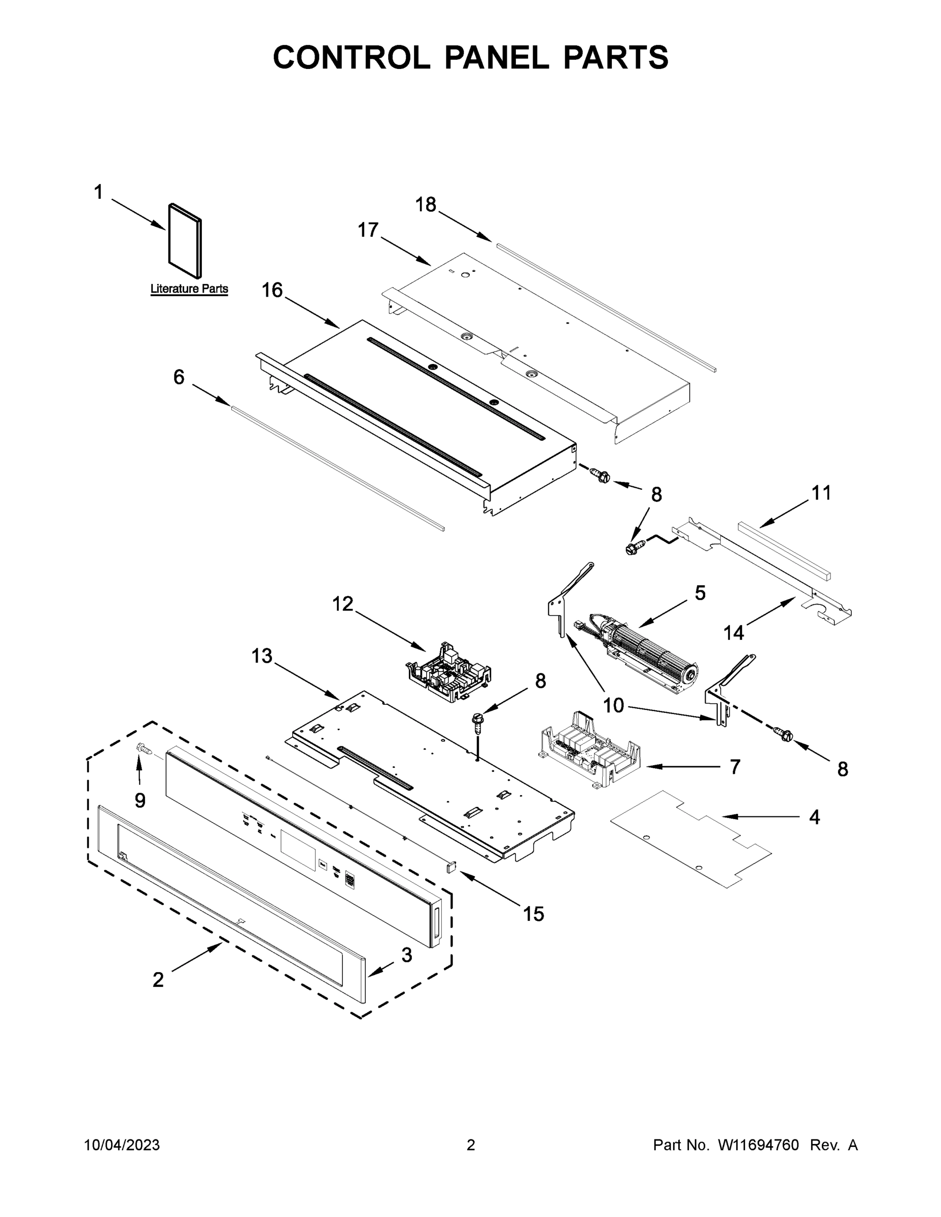 02 - CONTROL PANEL PARTS