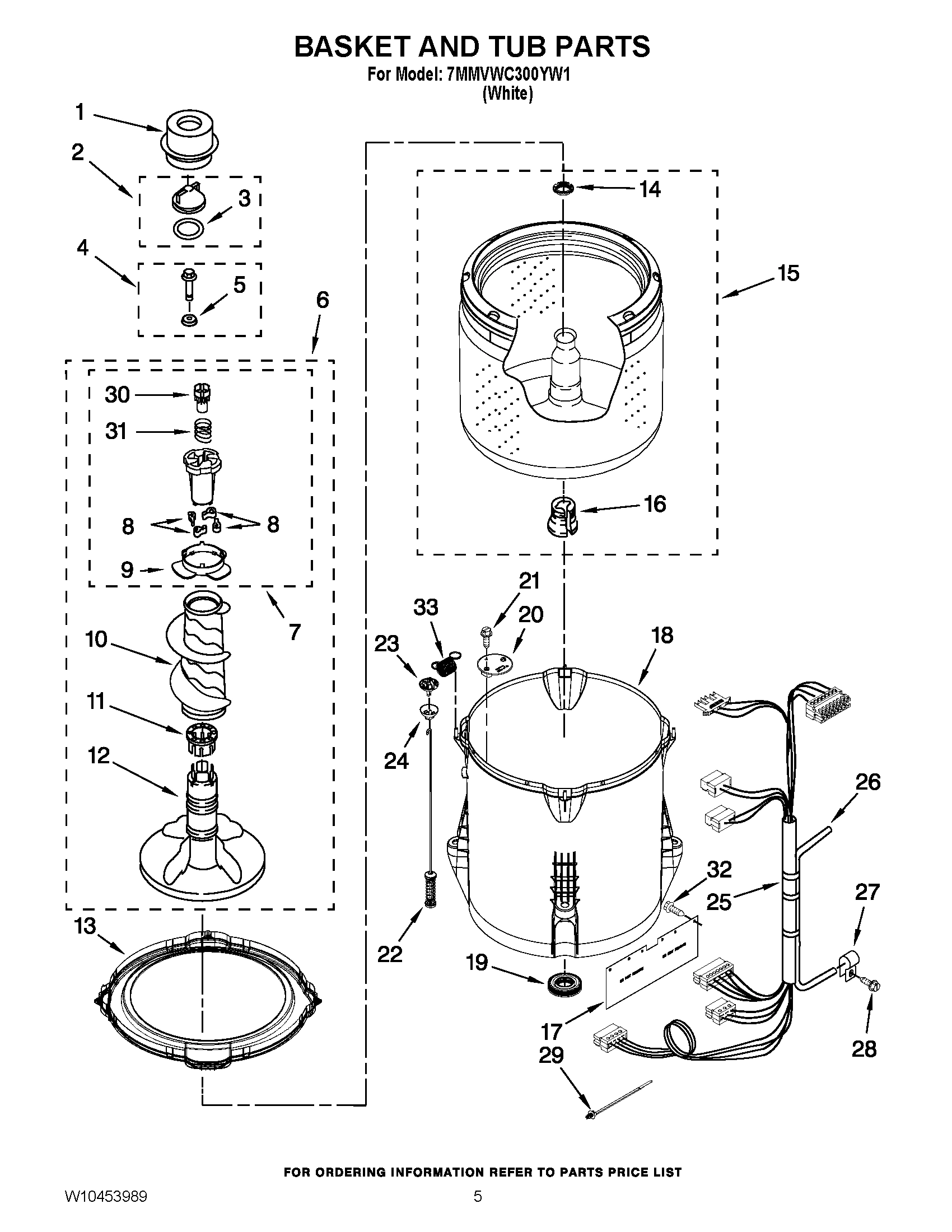 03 - BASKET AND TUB PARTS