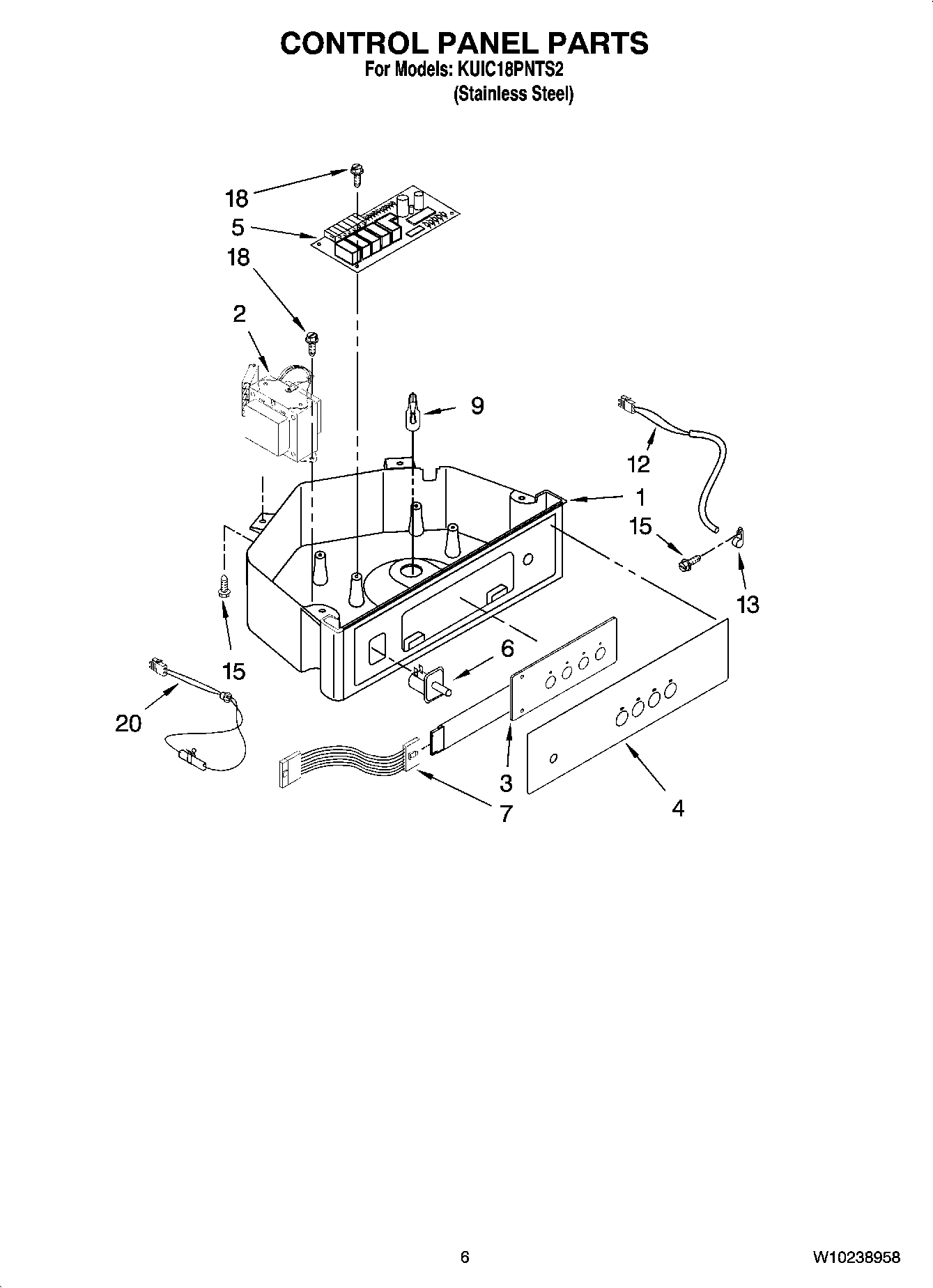 04 - CONTROL PANEL PARTS