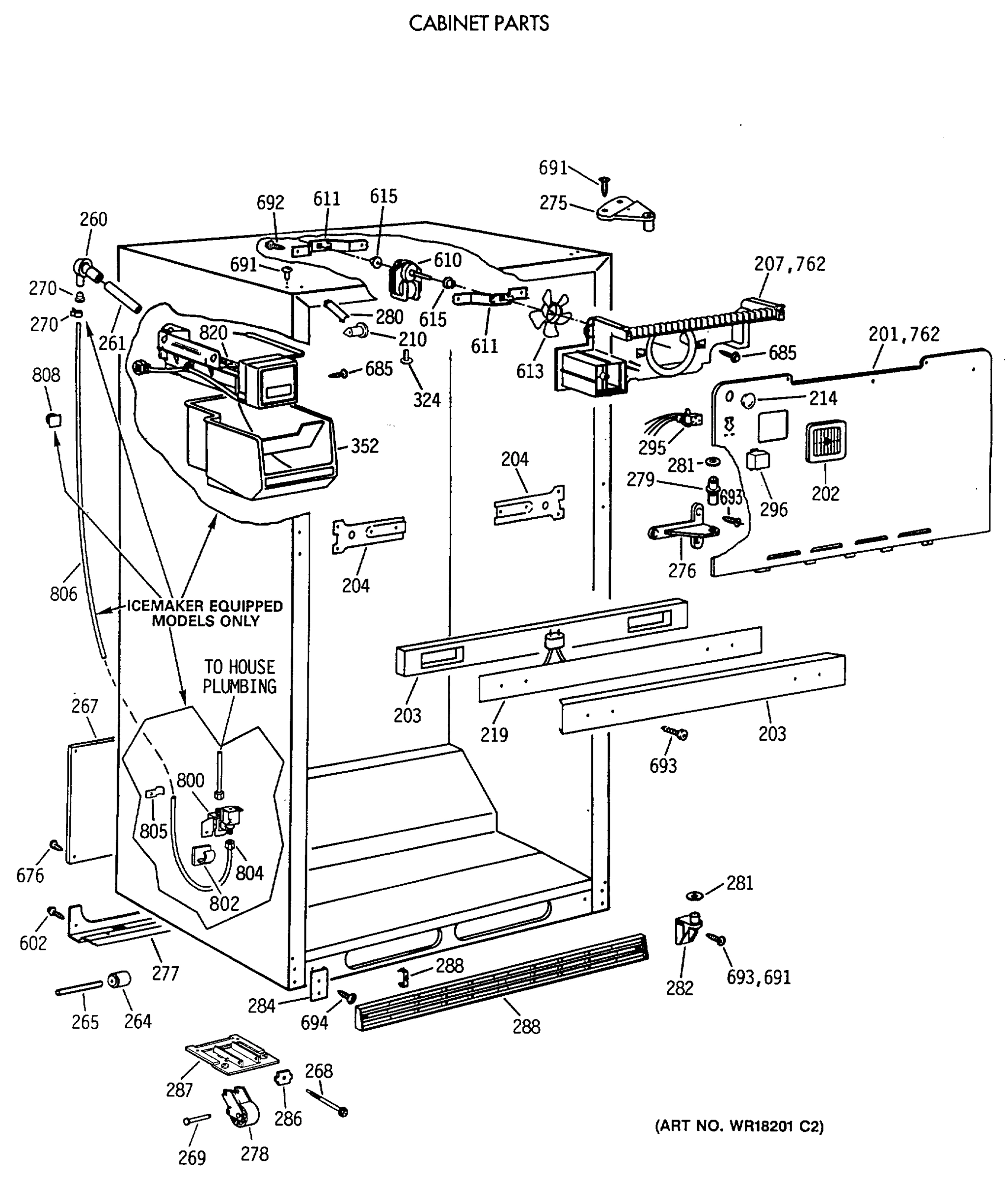 CABINET PARTS