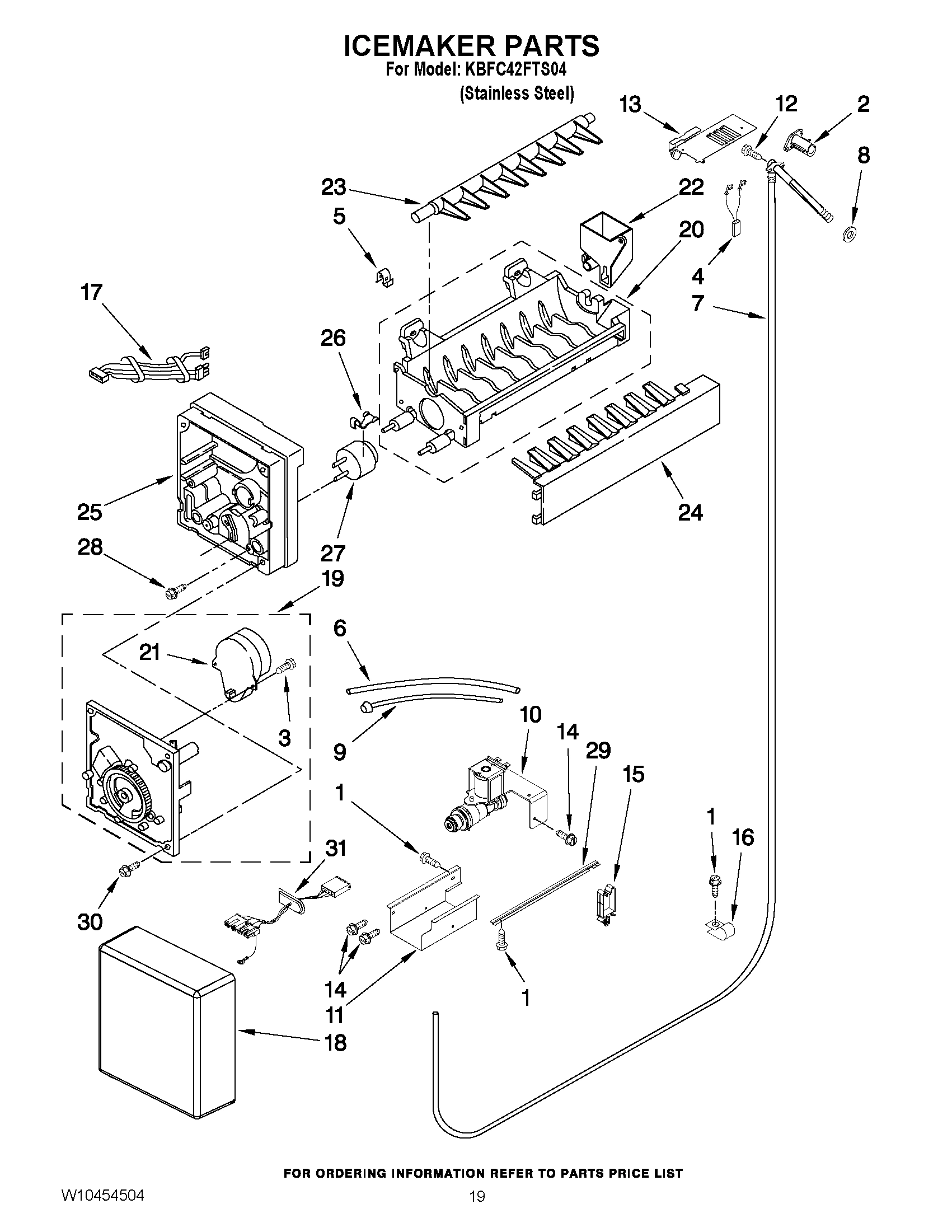 11 - ICEMAKER PARTS