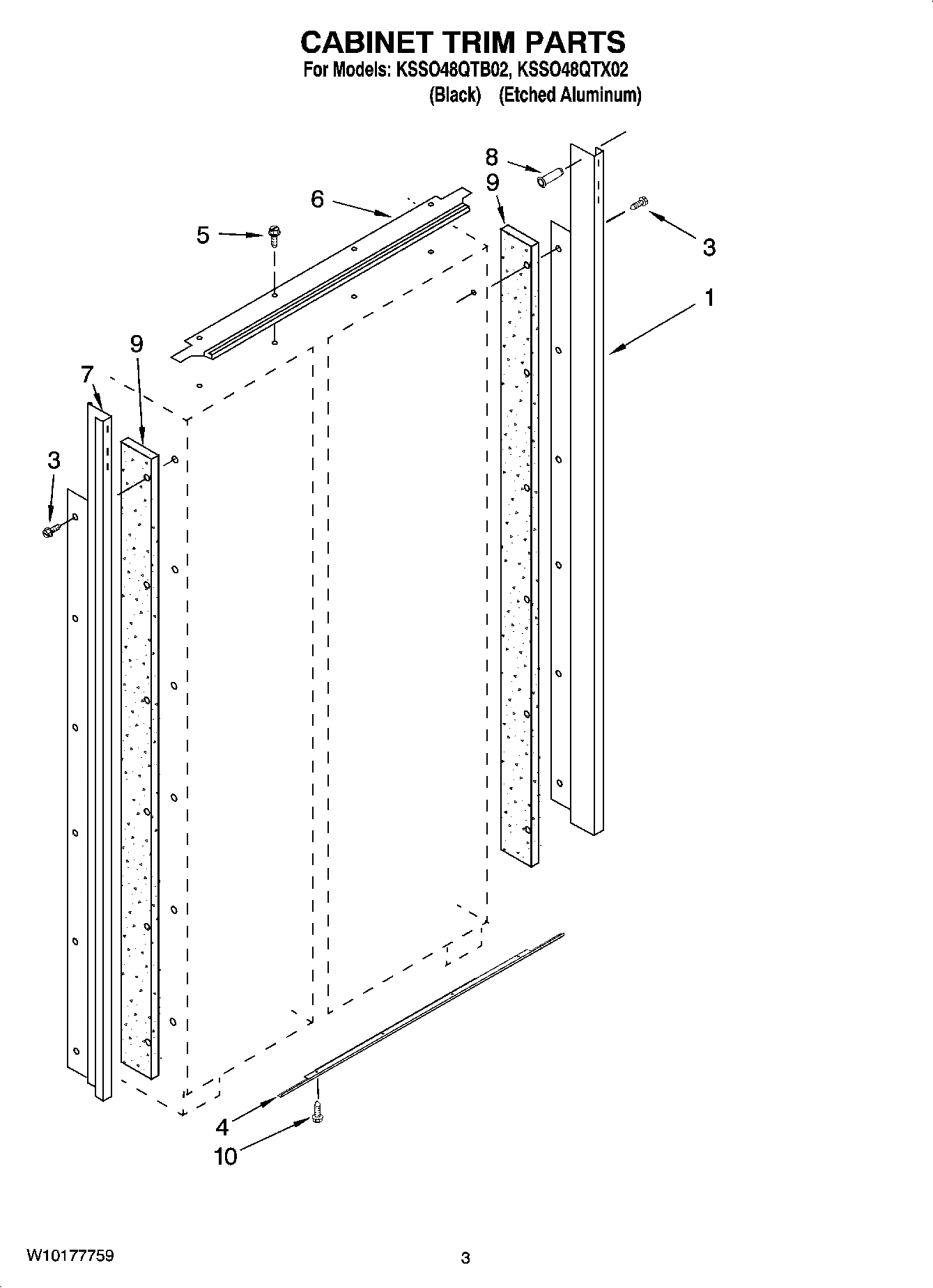 02 - CABINET TRIM PARTS
