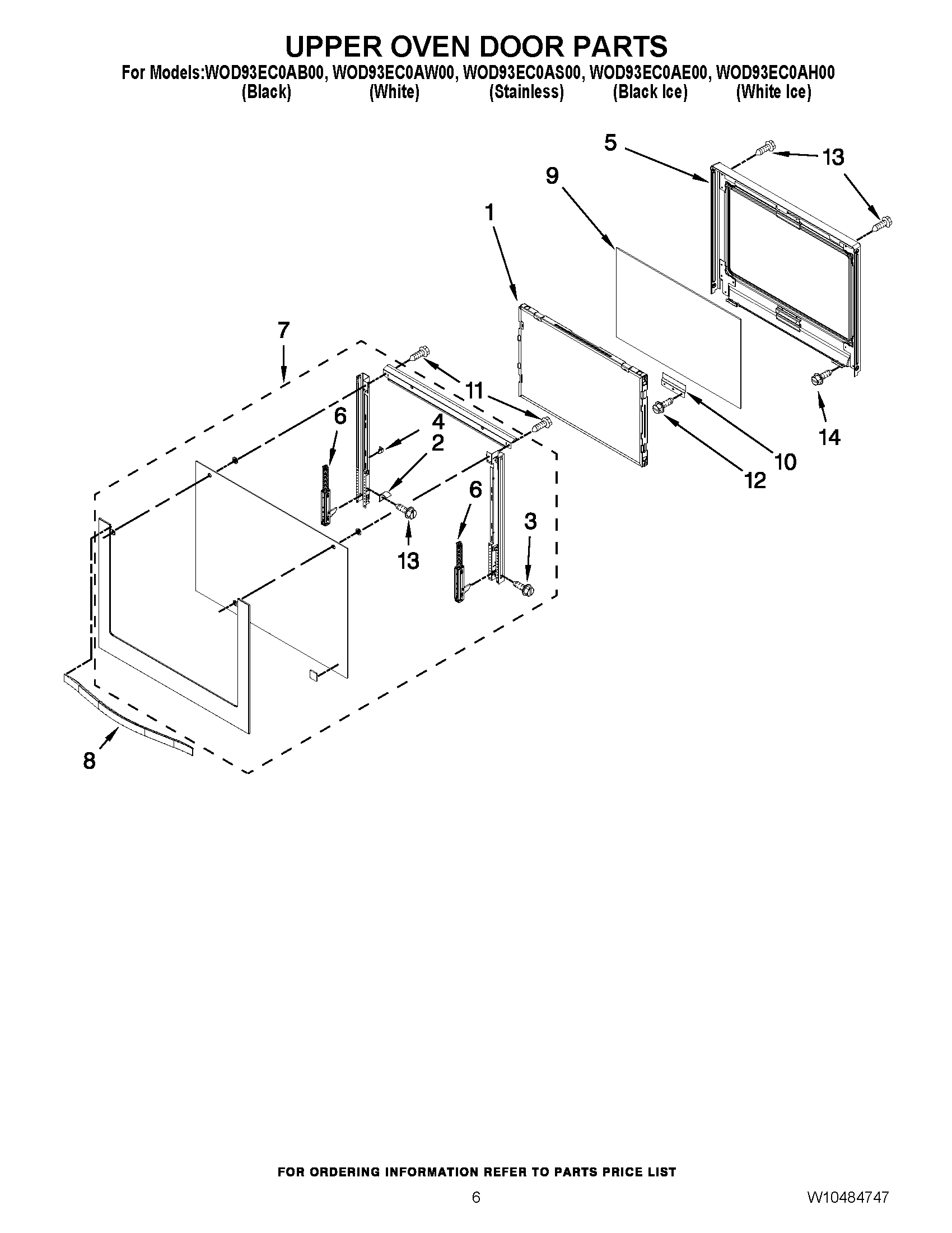 04 - UPPER OVEN DOOR PARTS