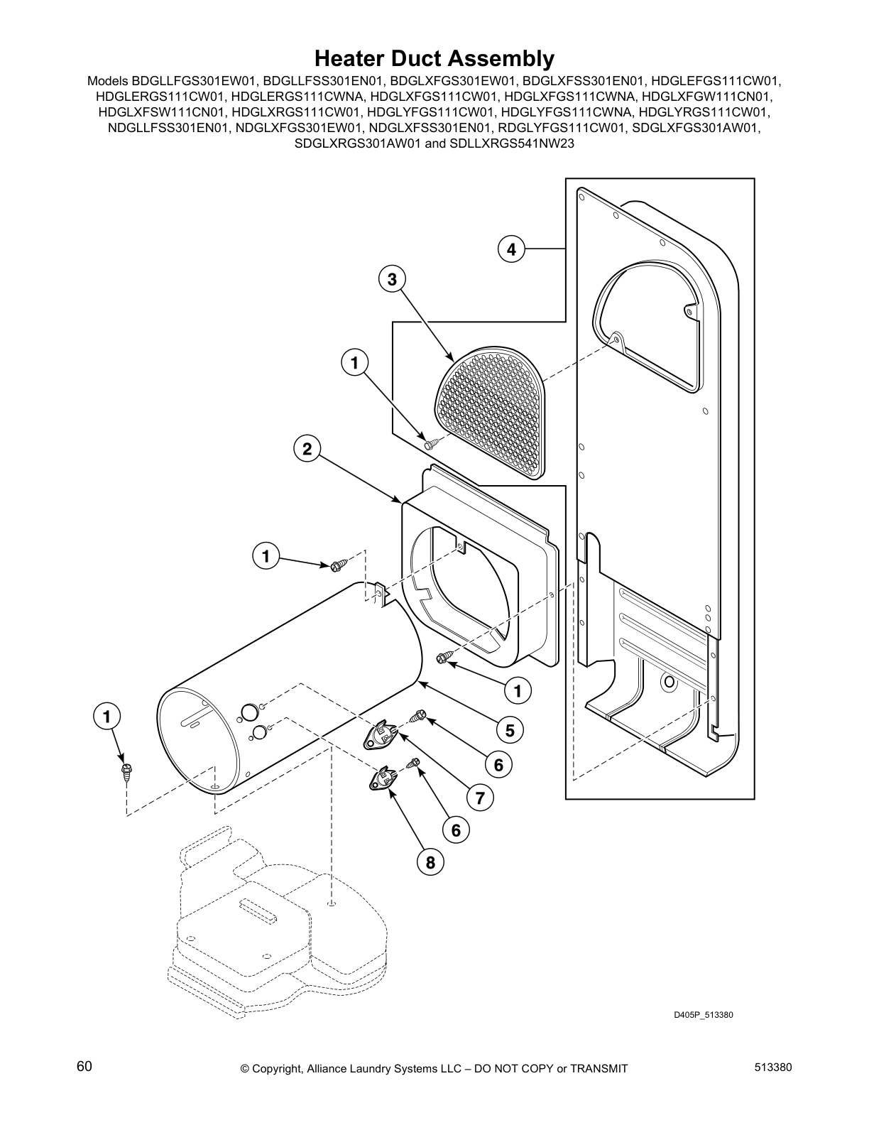 Heater Duct Assembly