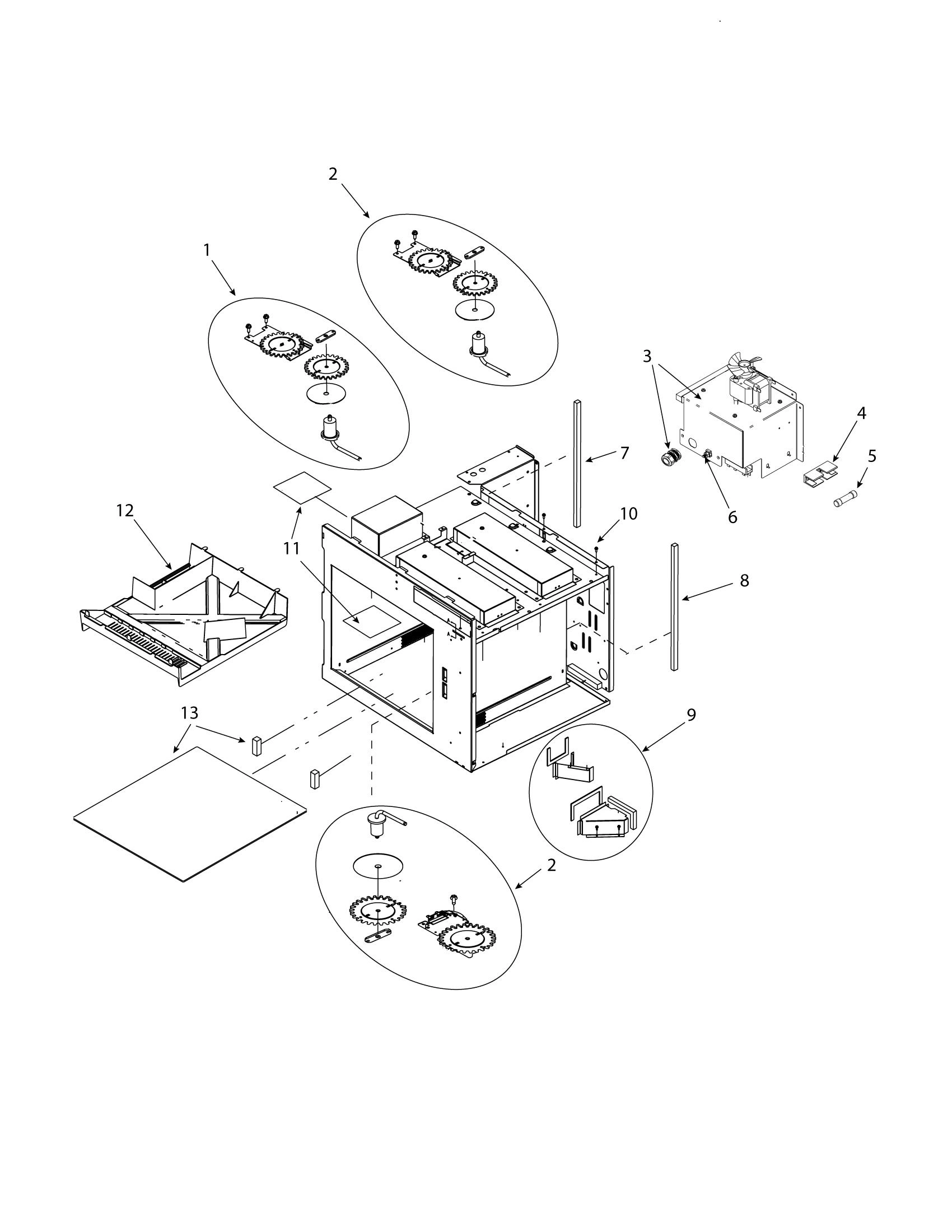 ANTENNAS / BLOWER / FUSE / TRAY