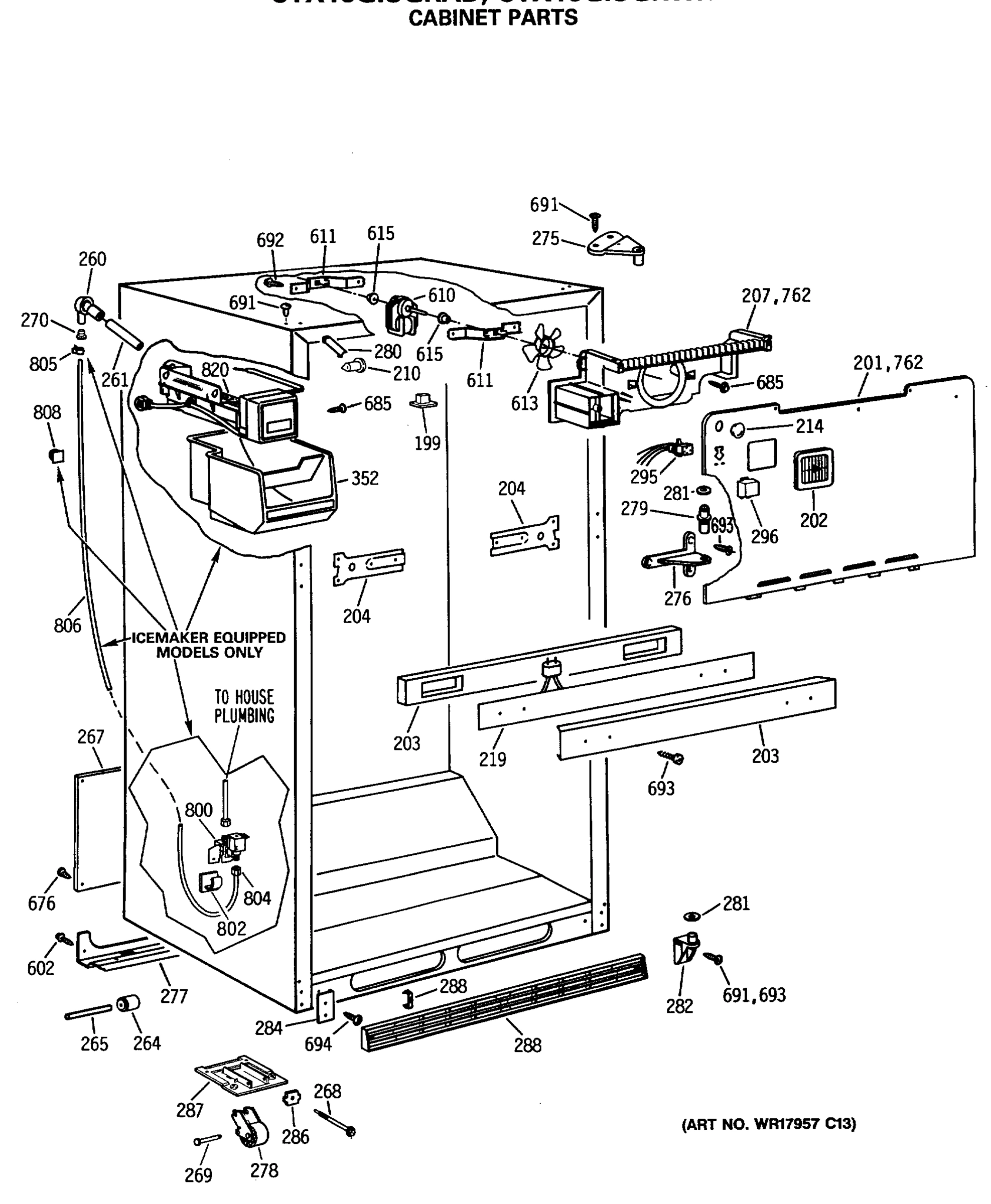 CABINET PARTS