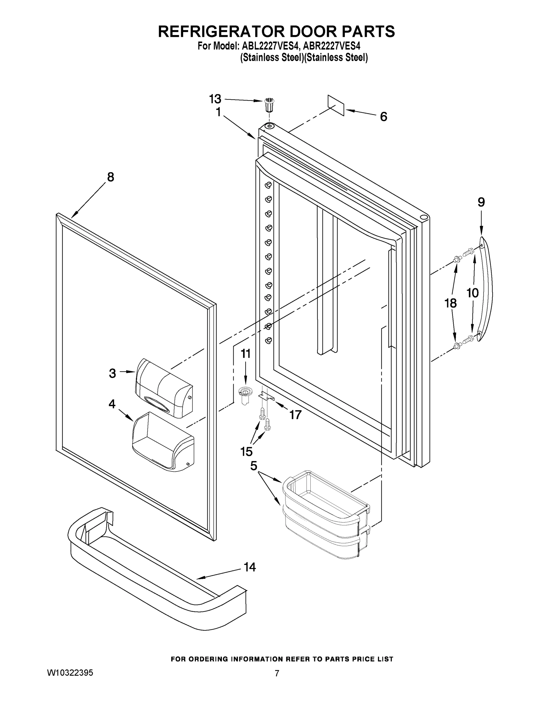 04 - REFRIGERATOR DOOR PARTS
