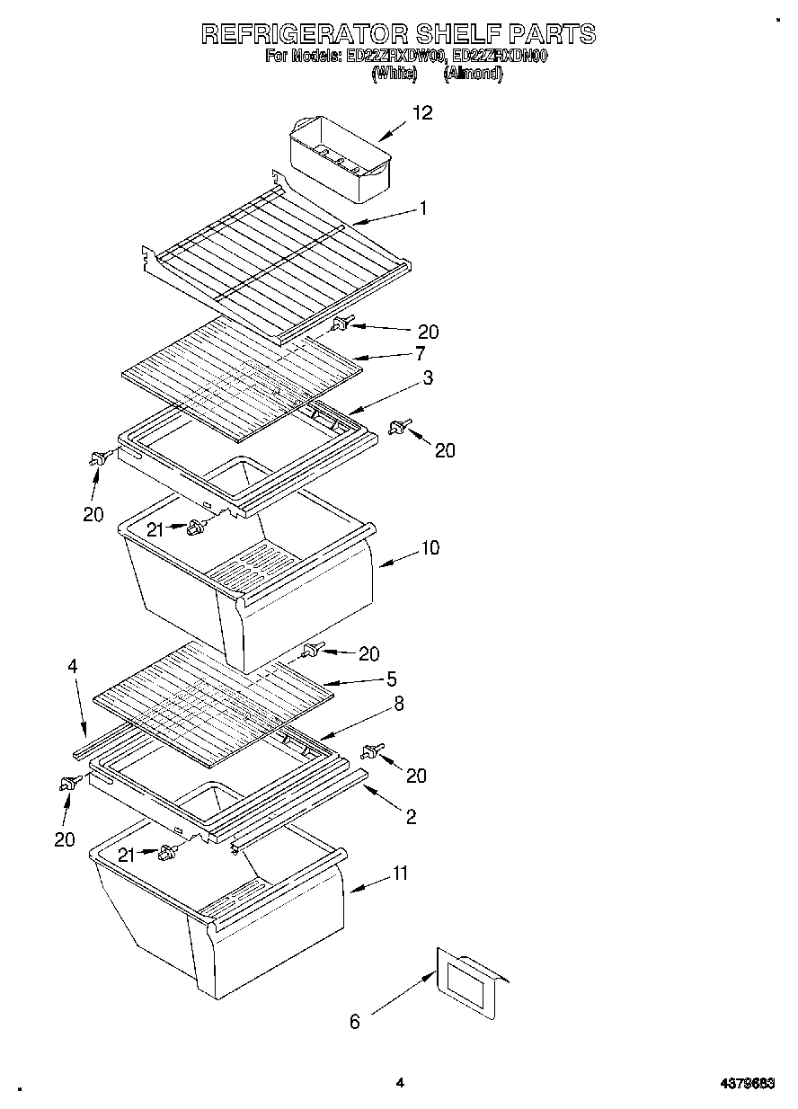 03 - REFRIGERATOR SHELF