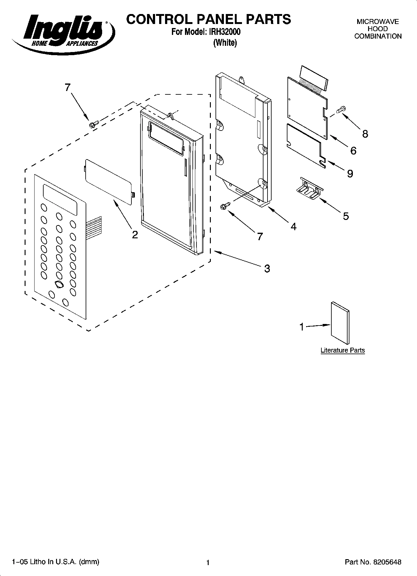 01 - CONTROL PANEL PARTS
