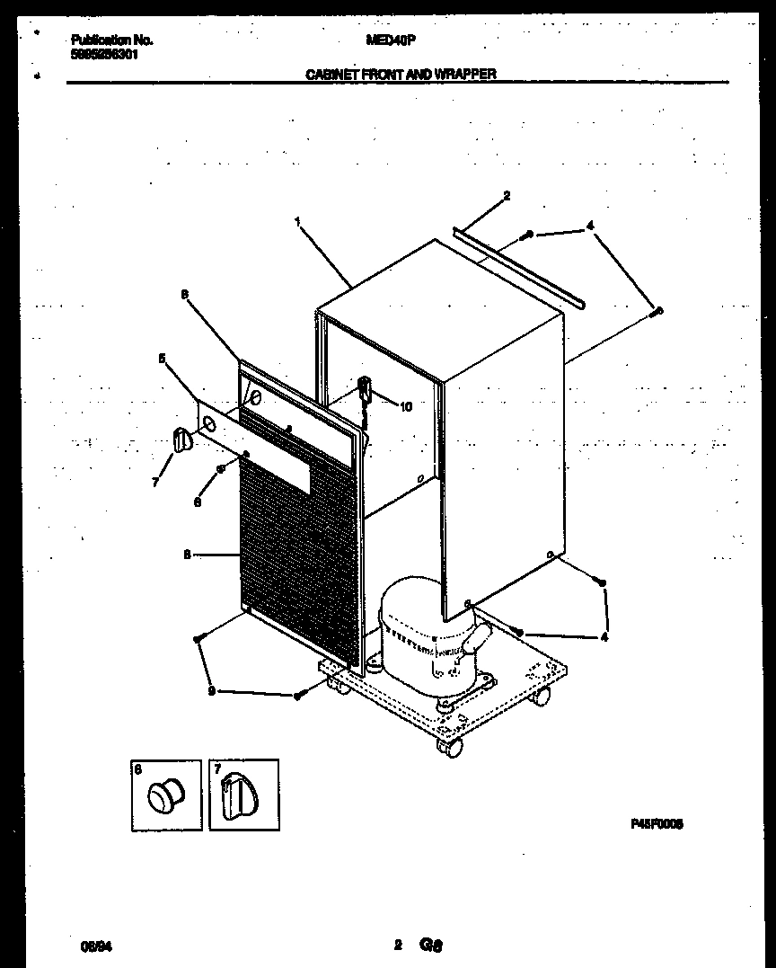 02 - CABINET FRONT AND WRAPPER