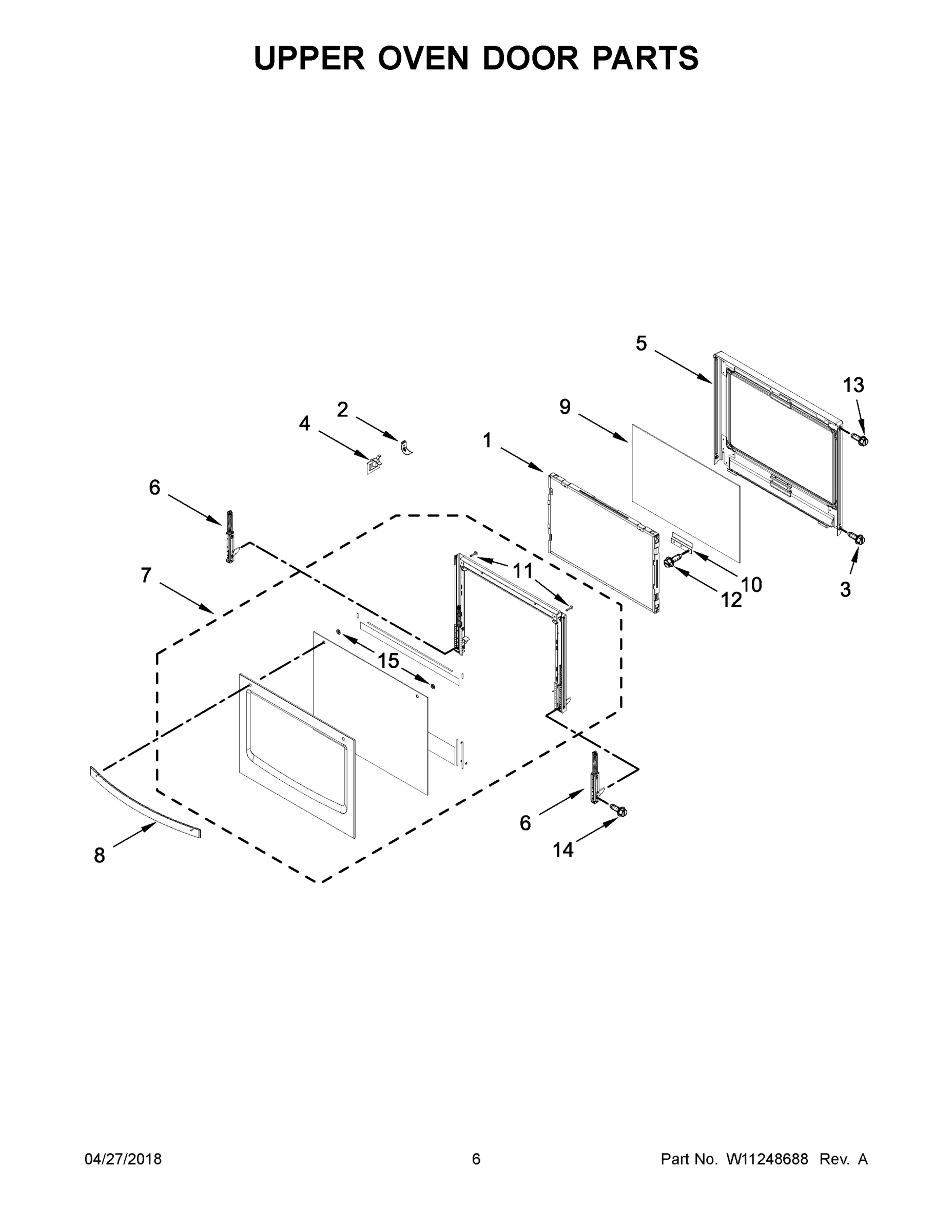 04 - UPPER OVEN DOOR PARTS