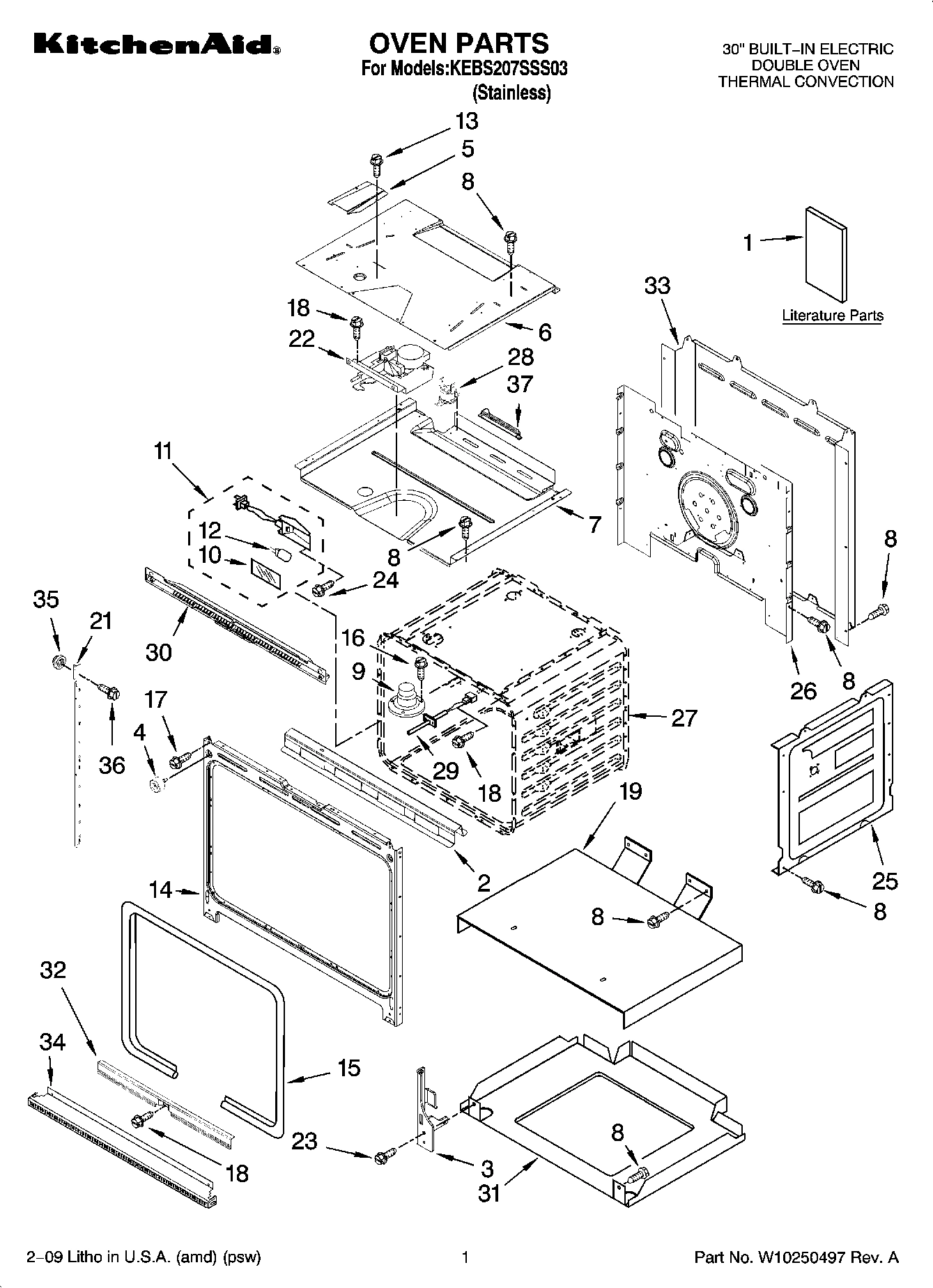 01 - OVEN PARTS