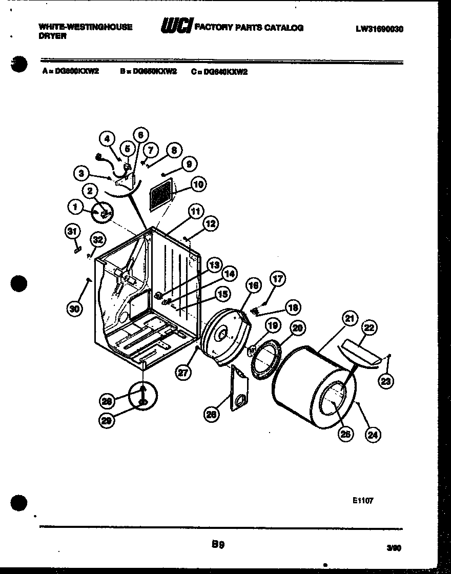 02 - CABINET AND COMPONENT PARTS