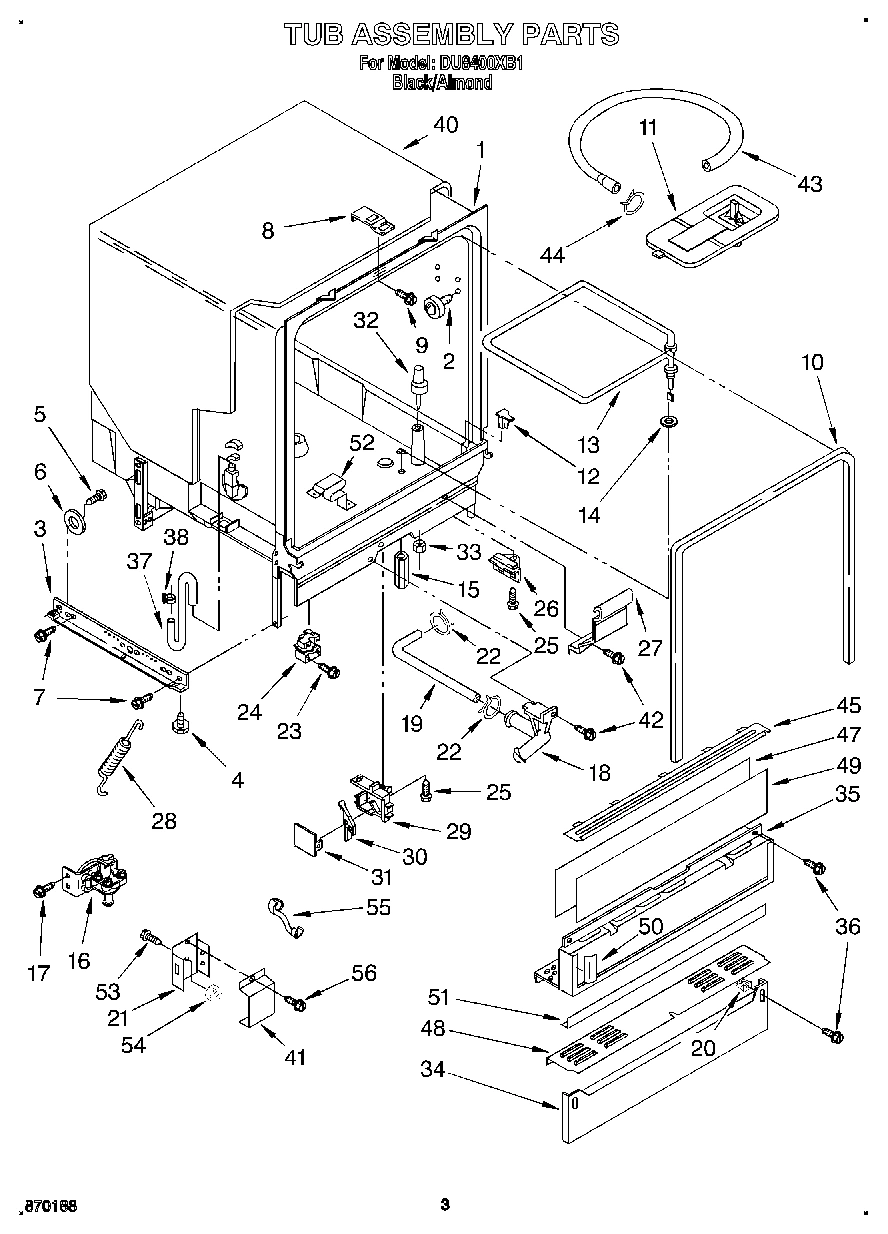 03 - TUB ASSEMBLY