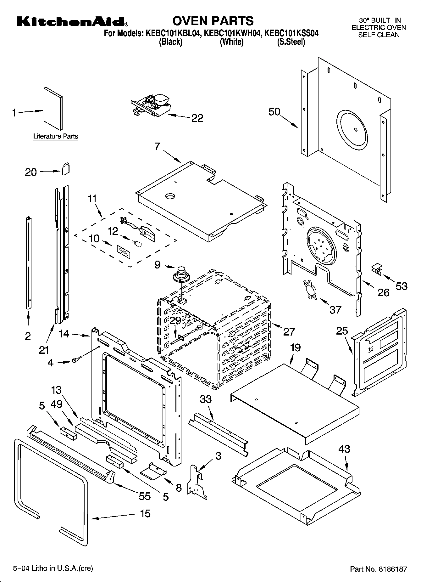 01 - OVEN PARTS