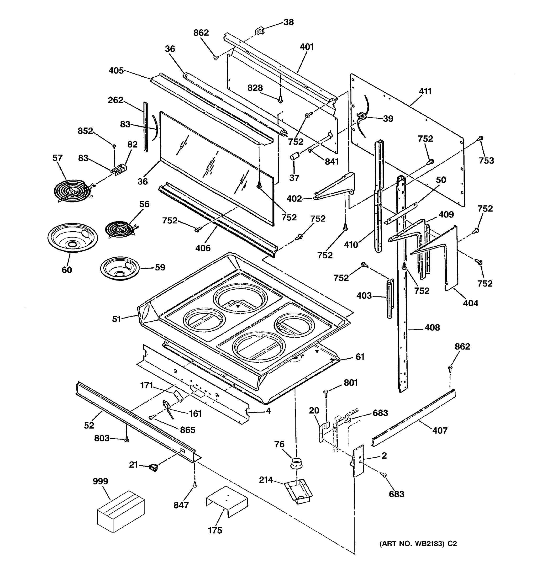 COOKTOP WITH PEDISTAL