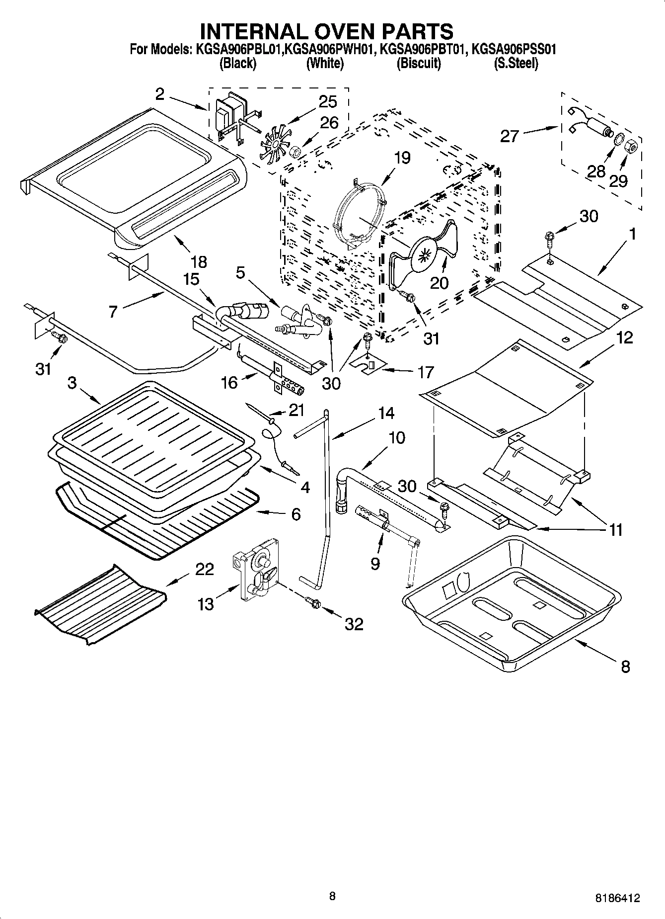 05 - INTERNAL OVEN PARTS