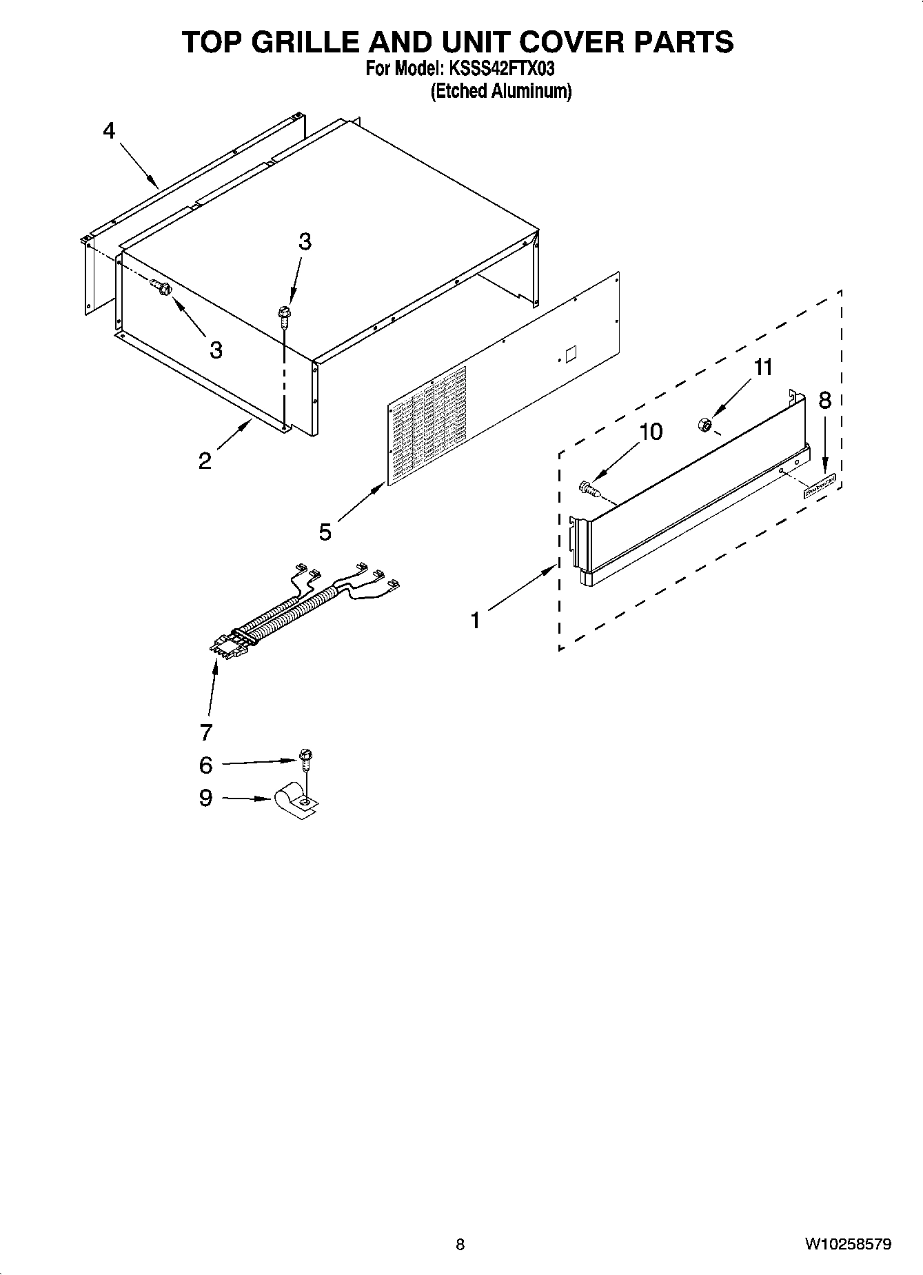 06 - TOP GRILLE AND UNIT COVER PARTS