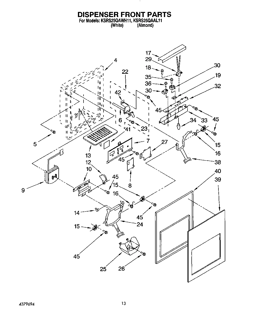 08 - DISPENSER FRONT