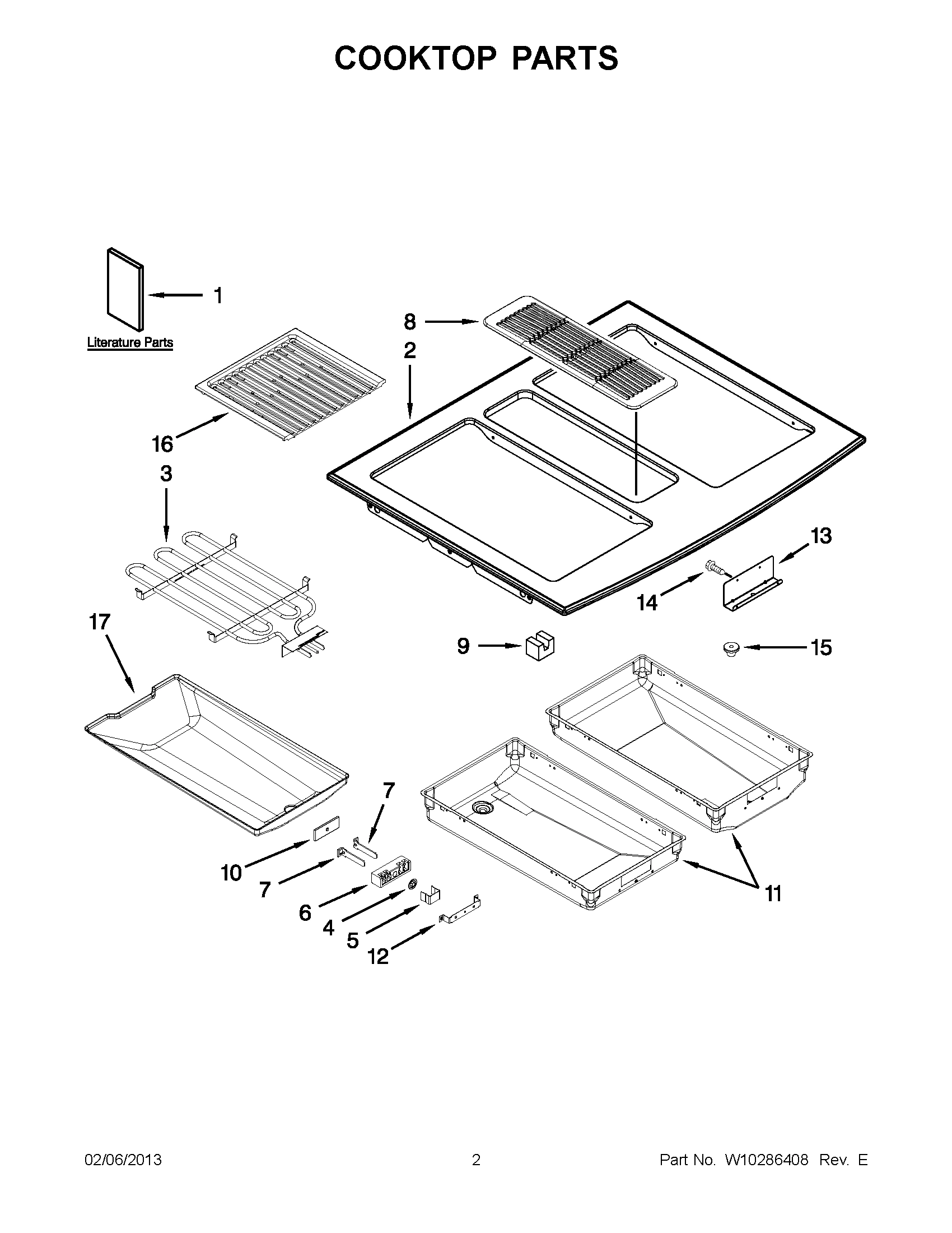 01 - COOKTOP PARTS