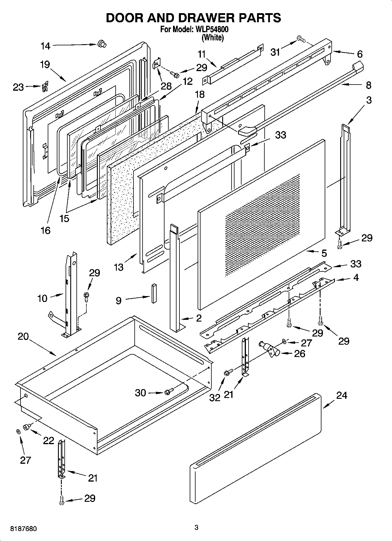 03 - DOOR AND DRAWER PARTS