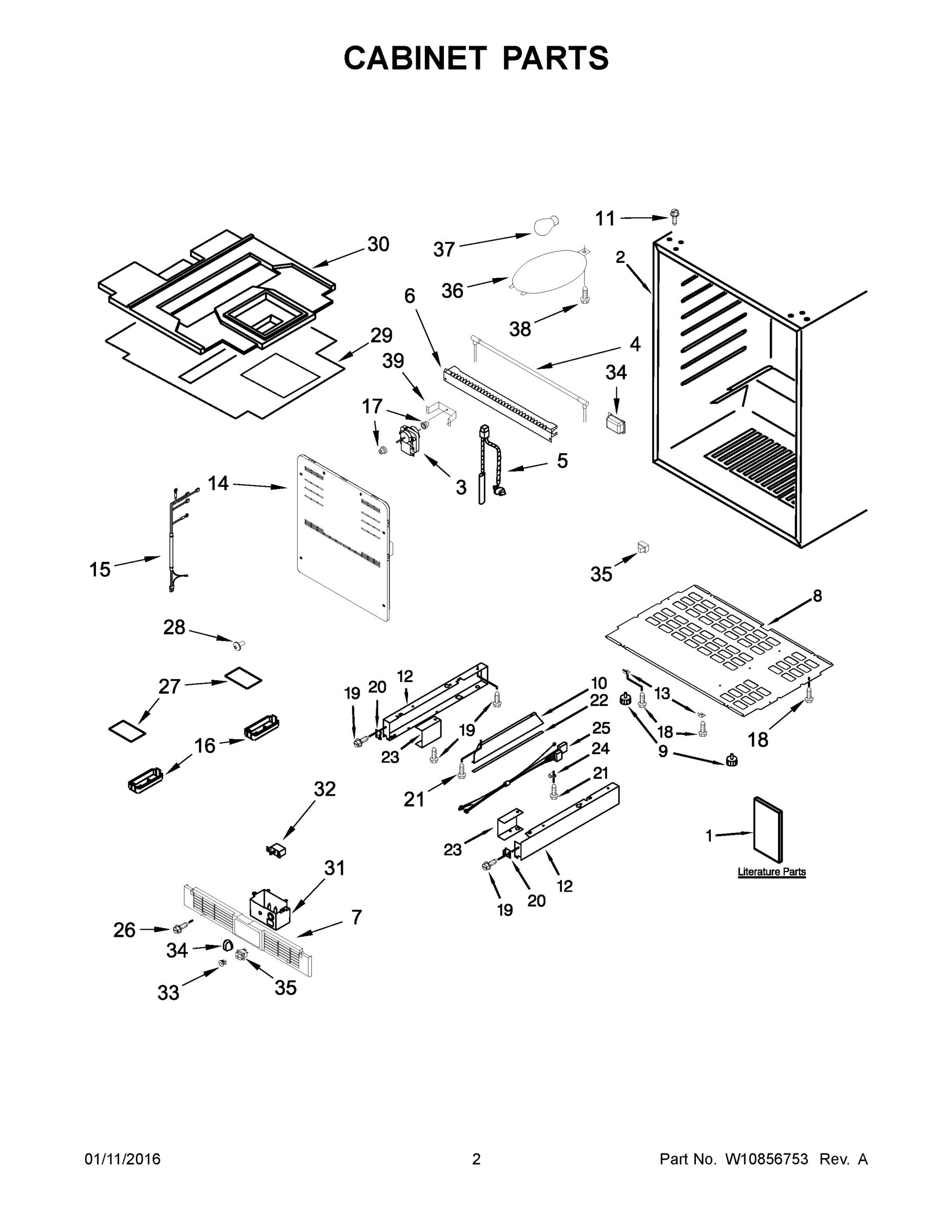 02 - CABINET PARTS