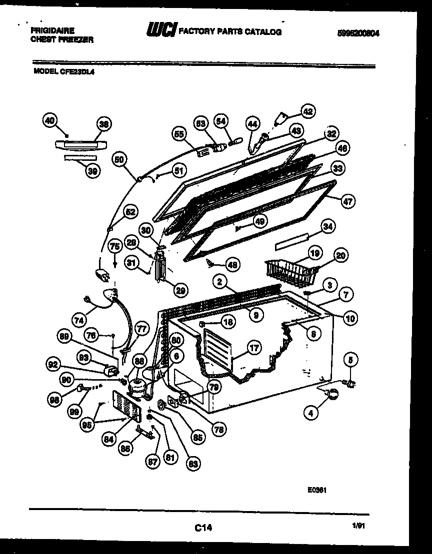 02 - CHEST FREEZER PARTS
