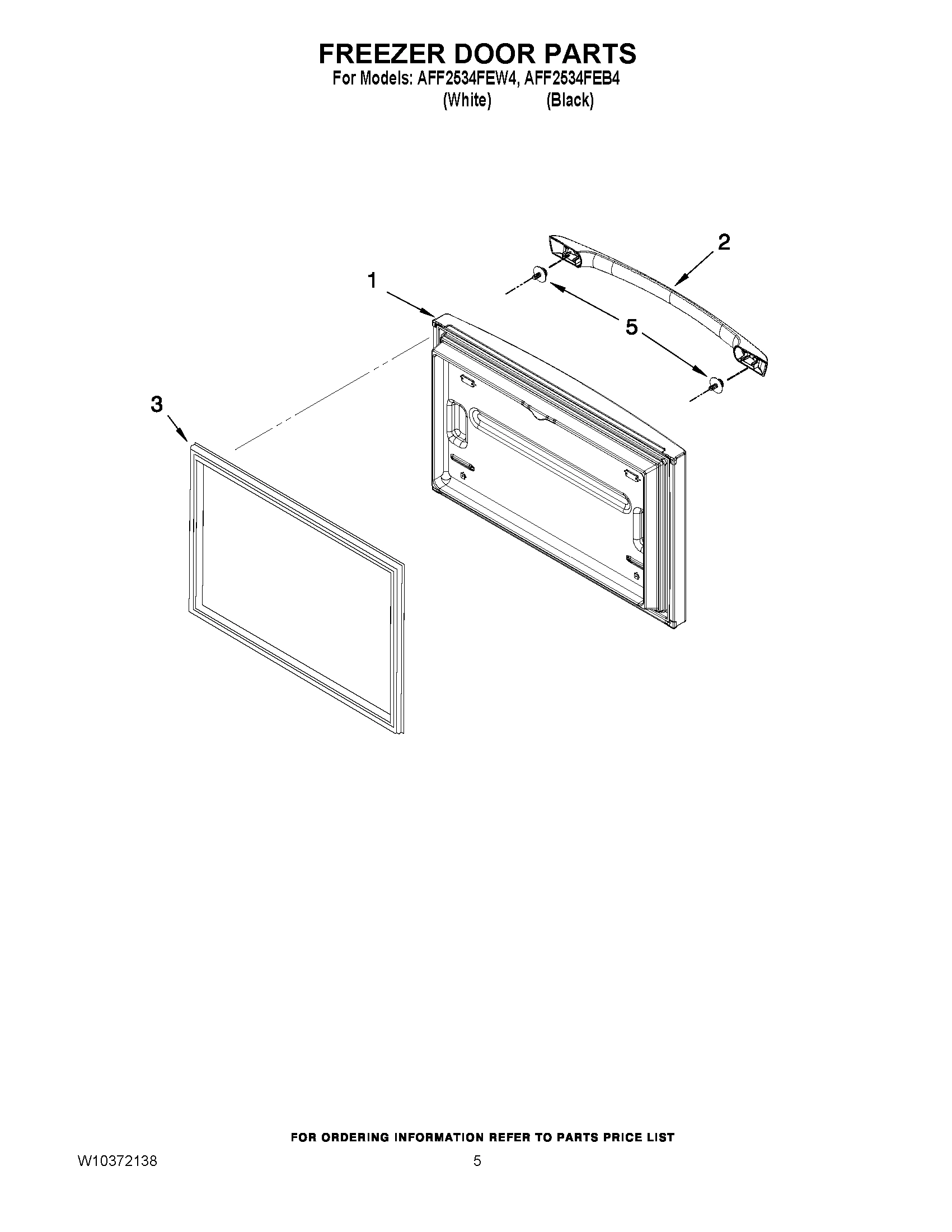 03 - FREEZER DOOR PARTS