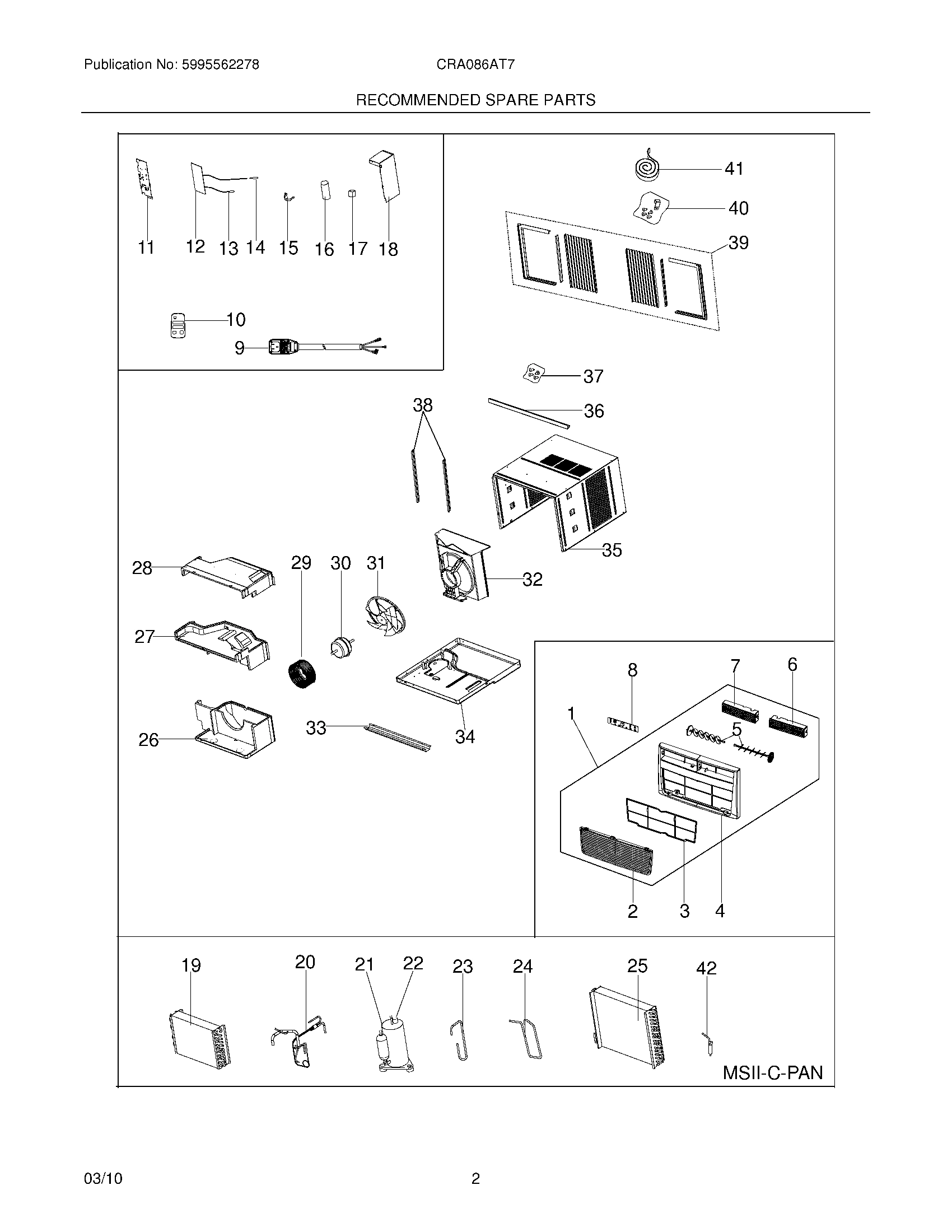 03 - RECOMMENDED SPARE PARTS
