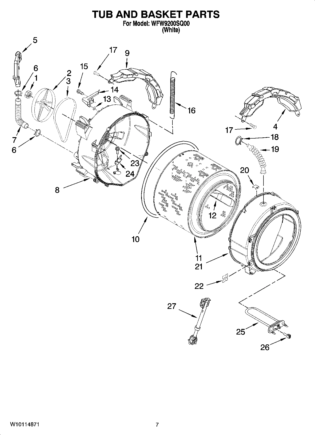 05 - TUB AND BASKET PARTS