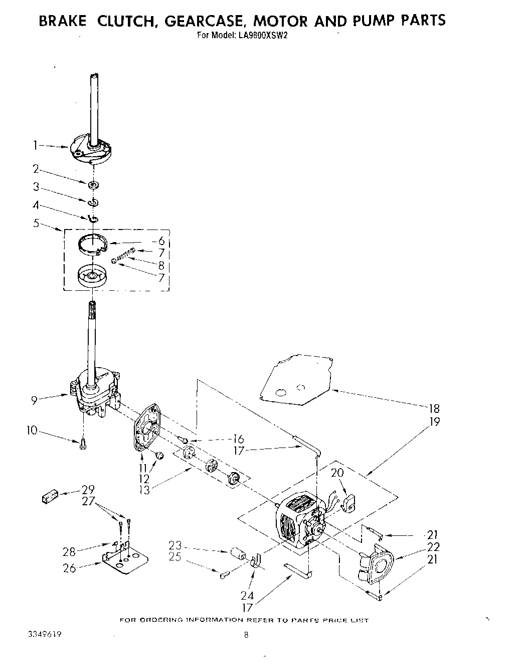 06 - BRAKE, CLUTCH, GEARCASE, MOTOR AND PUMP