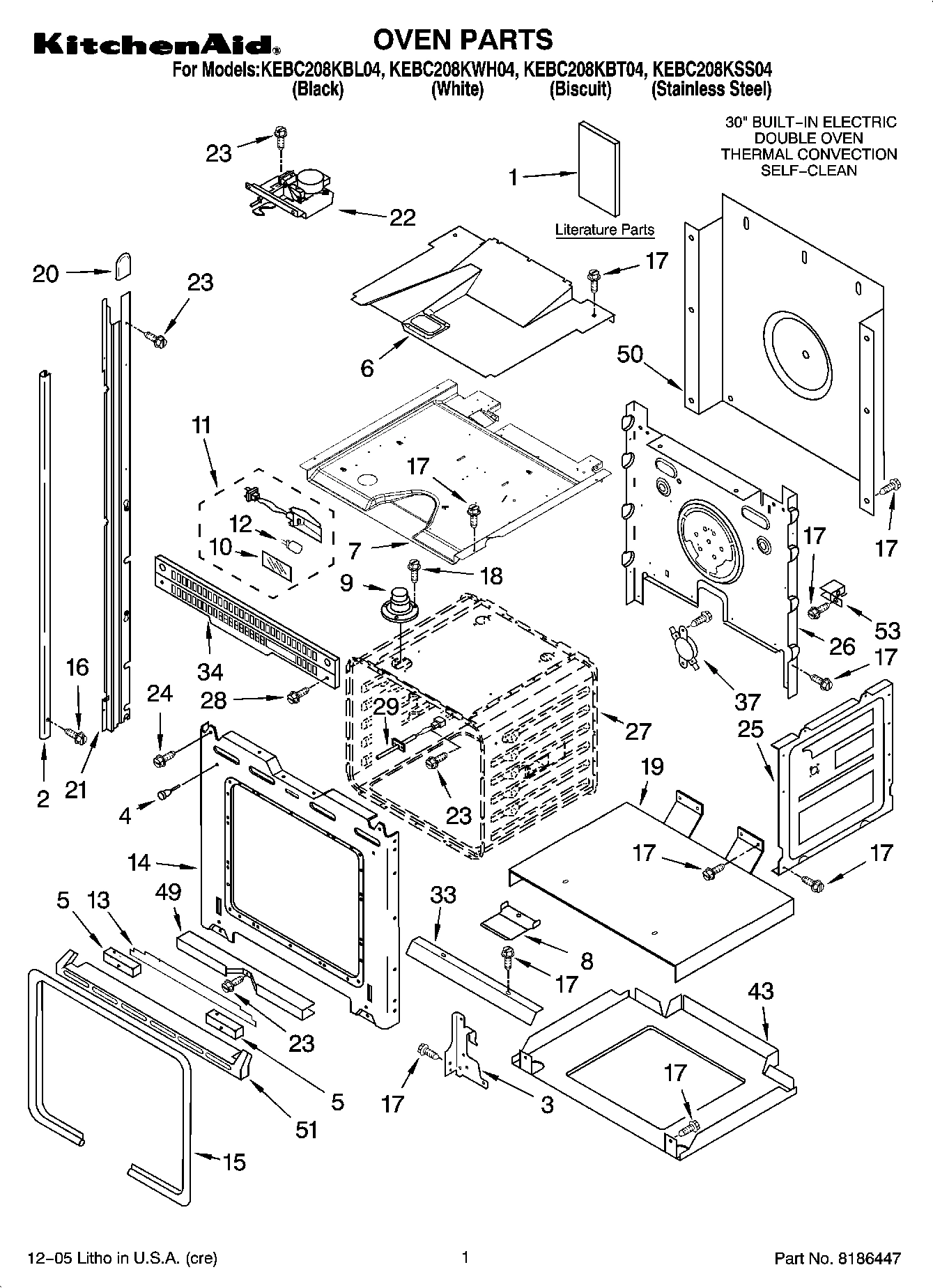 01 - OVEN PARTS