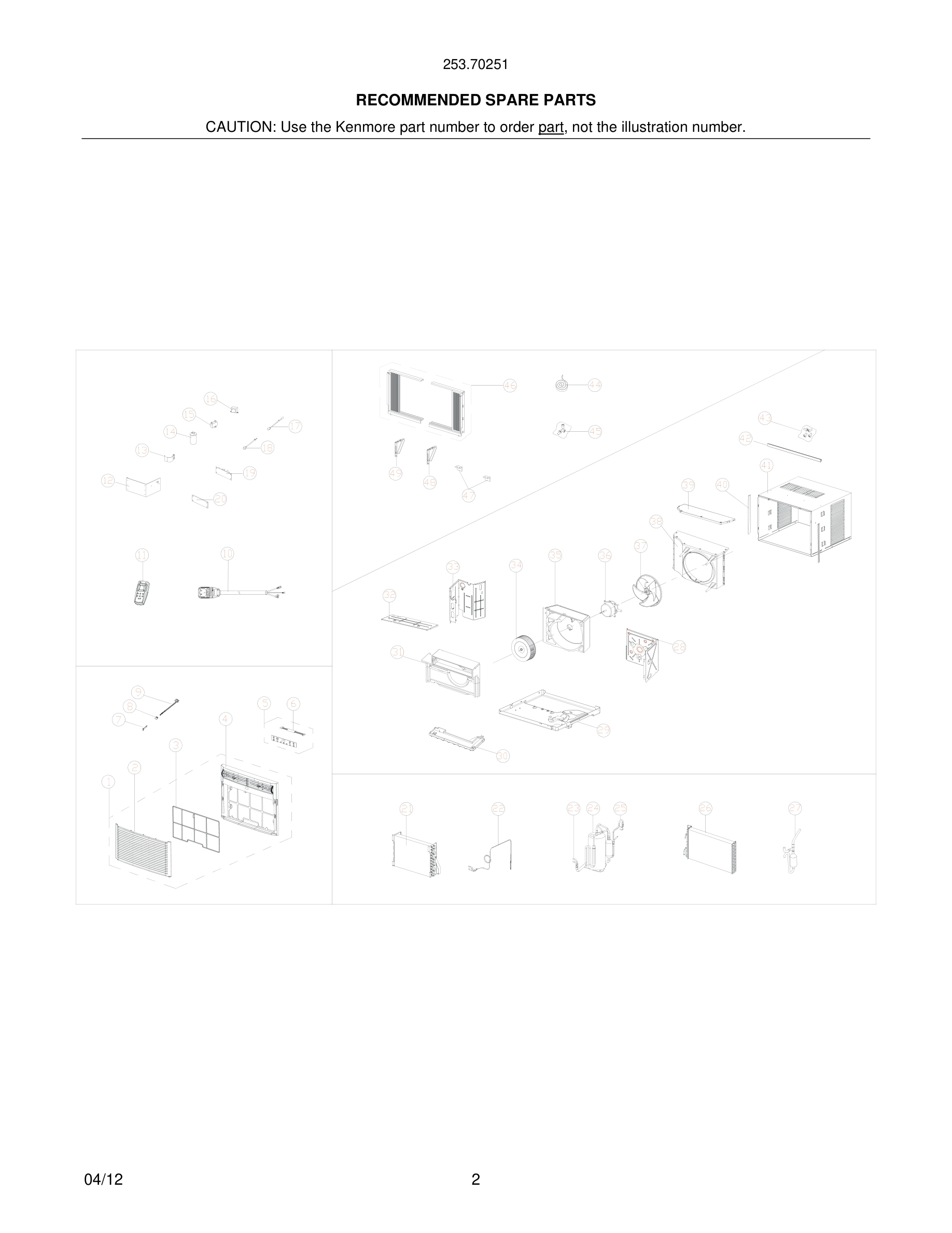 03 - RECOMMENDED SPARE PARTS