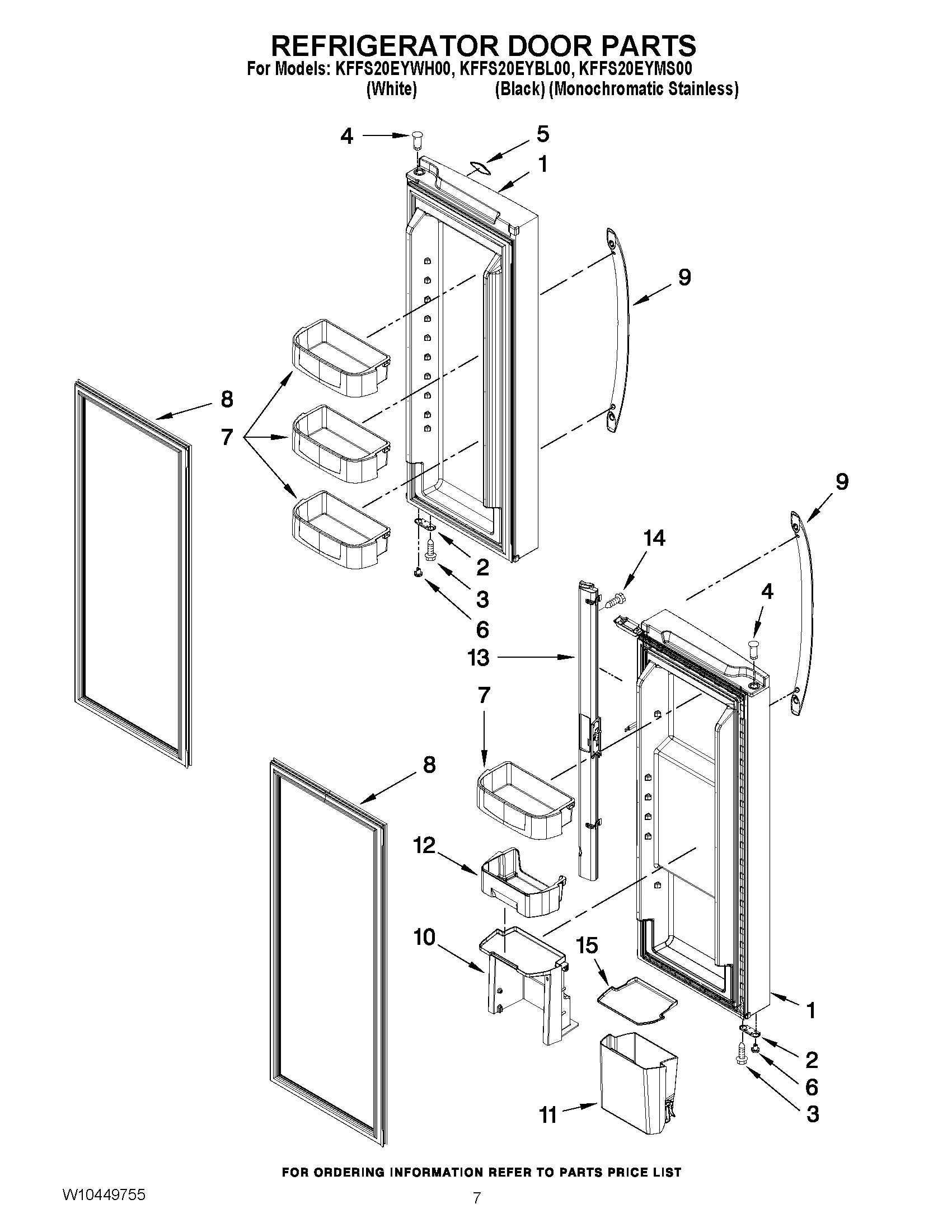05 - REFRIGERATOR DOOR PARTS