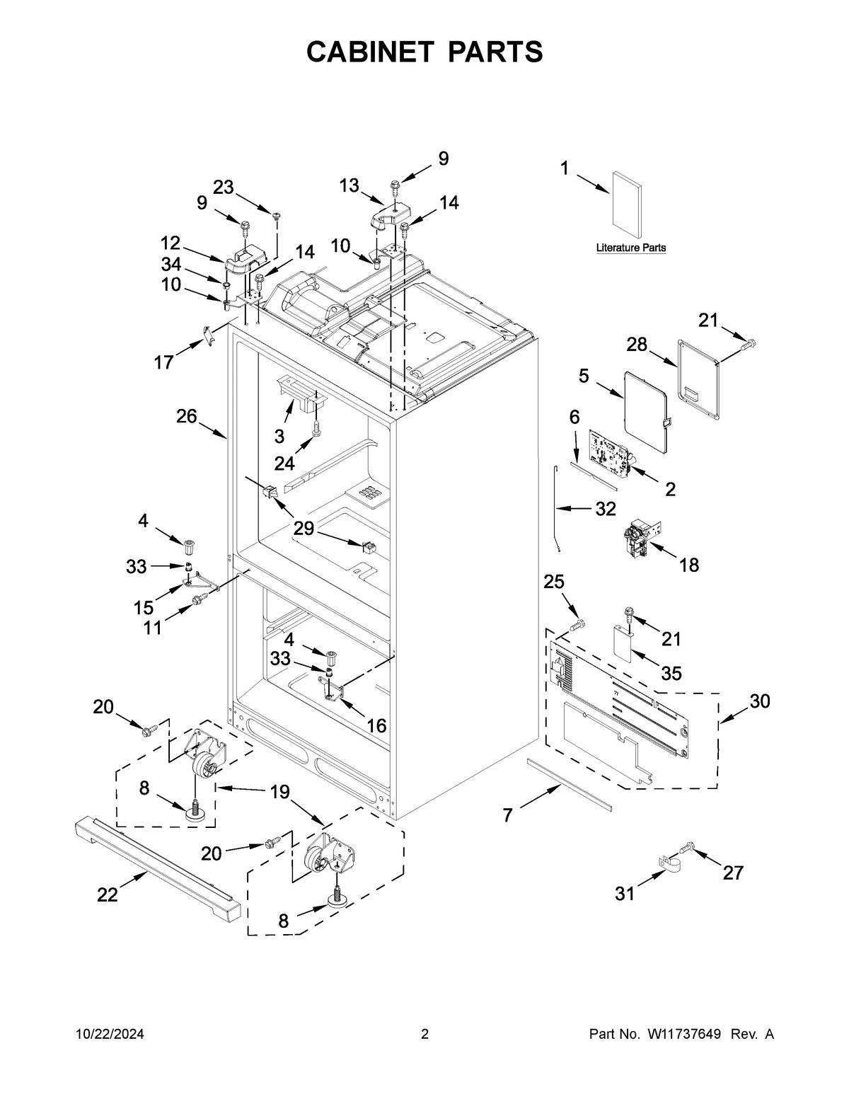 02 - CABINET PARTS