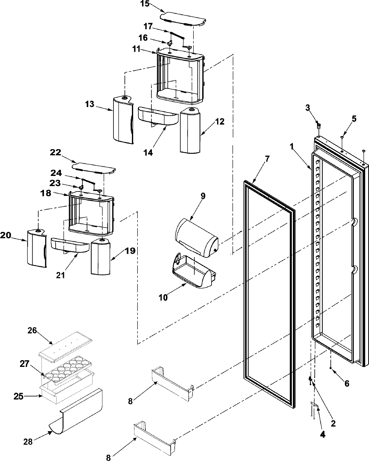 16 - REFRIGERATOR DOOR