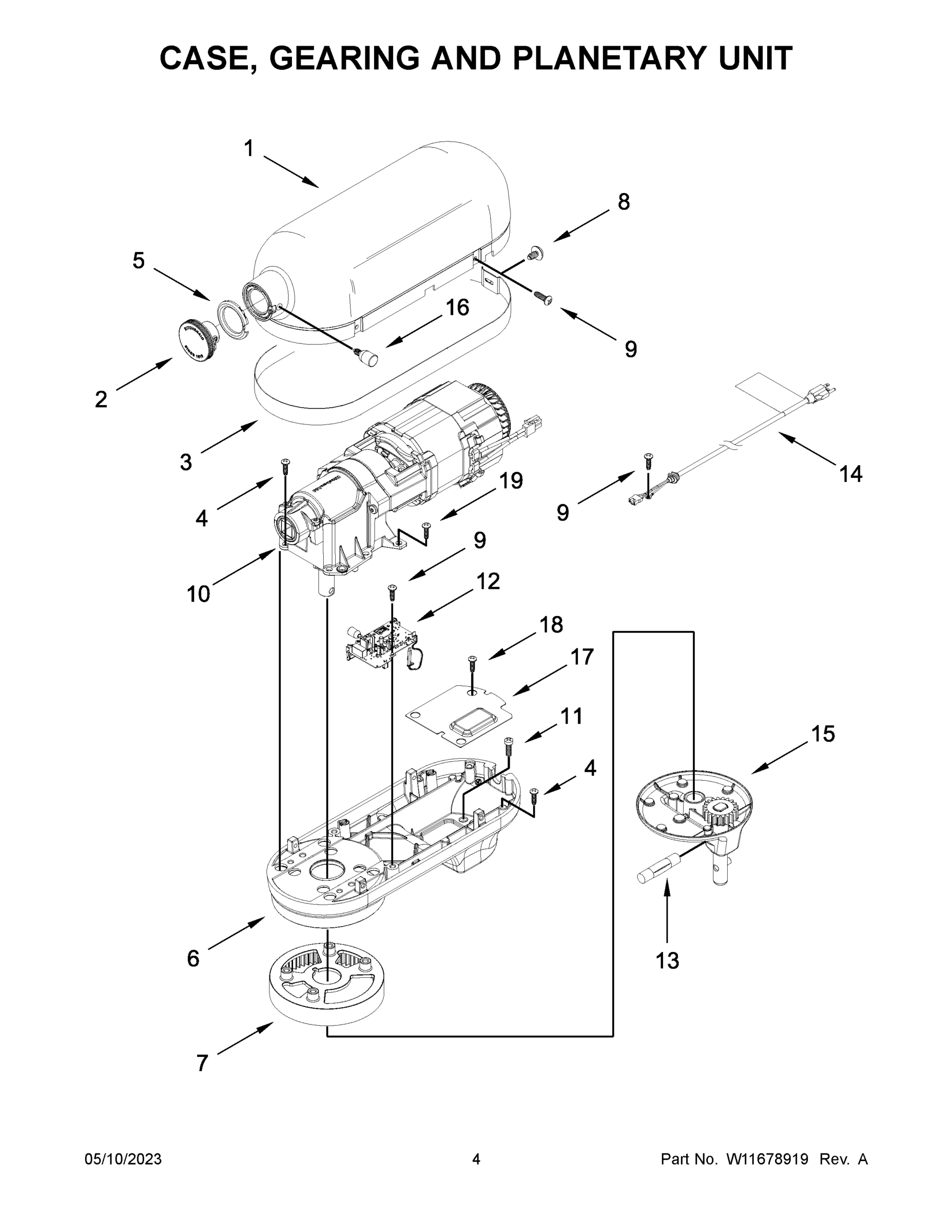 03 - CASE, GEARING AND PLANETARY UNIT