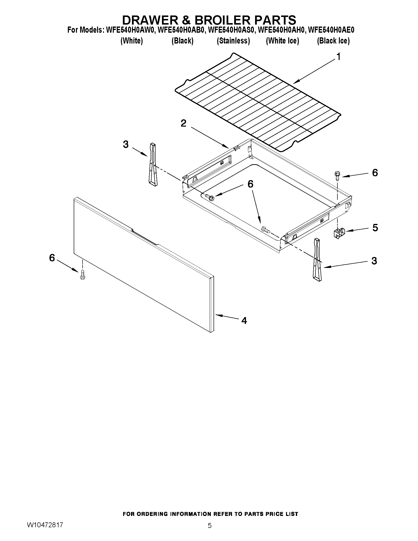04 - DRAWER & BROILER PARTS