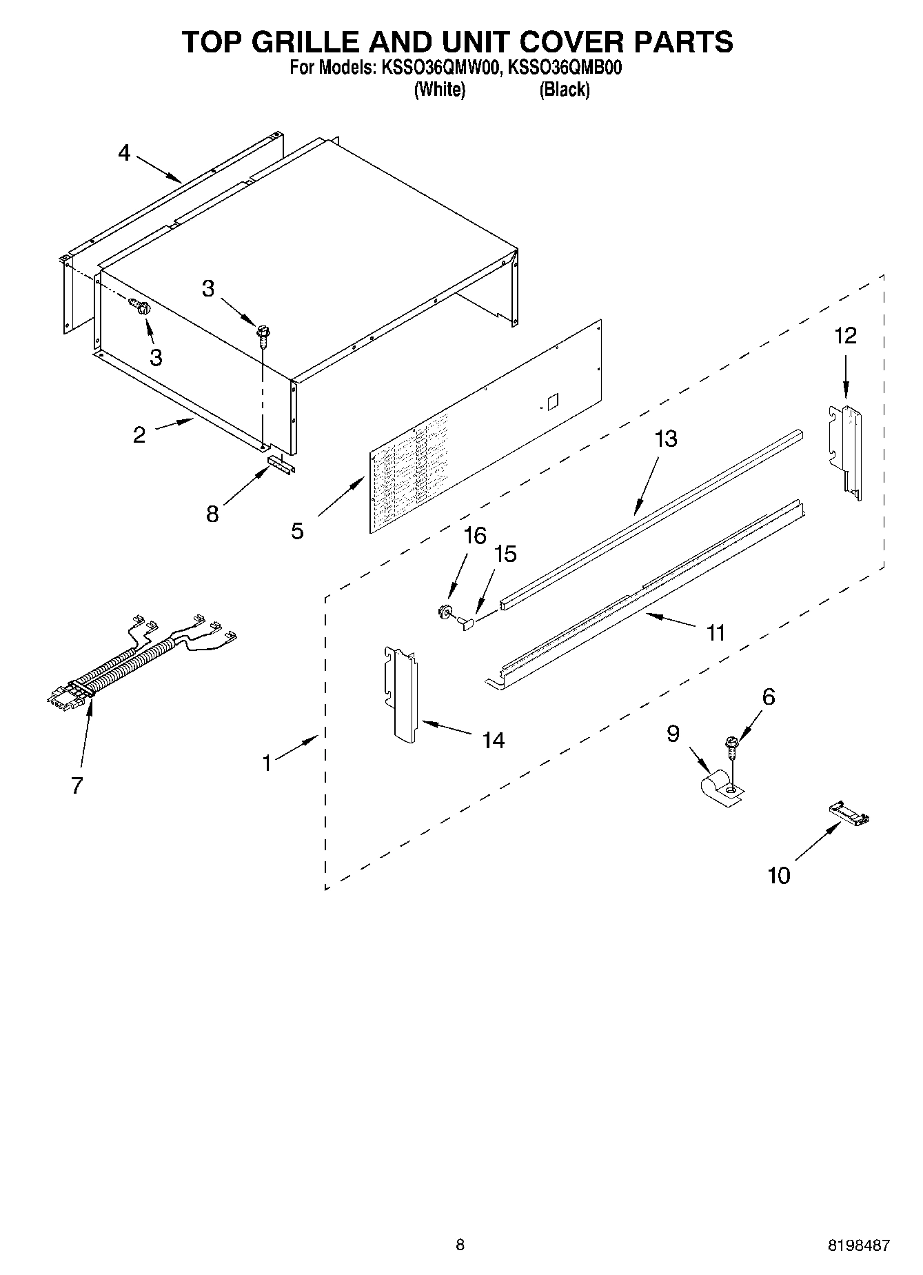 06 - TOP GRILLE AND UNIT COVER PARTS