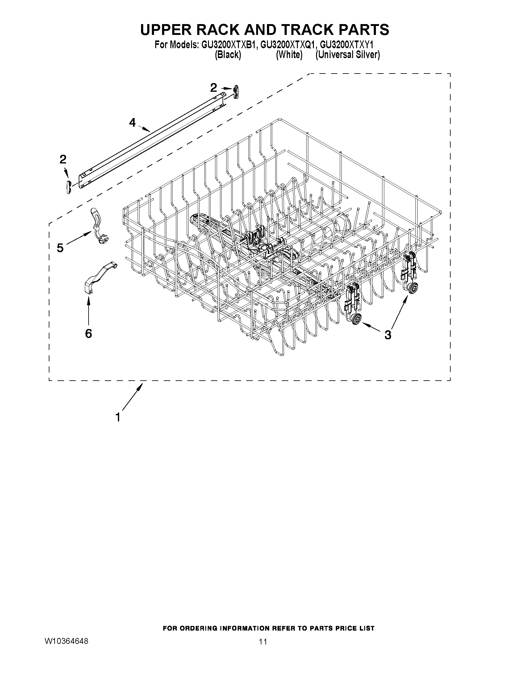 09 - UPPER RACK AND TRACK PARTS