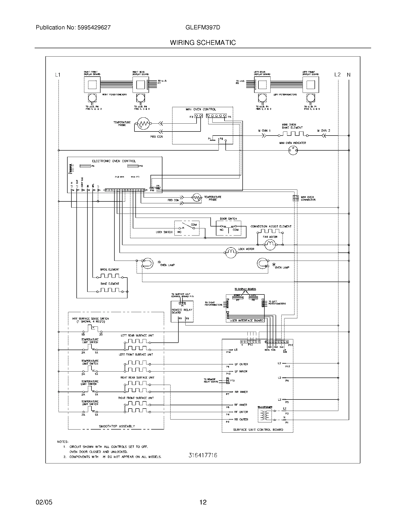 12 - WIRING SCHEMATIC