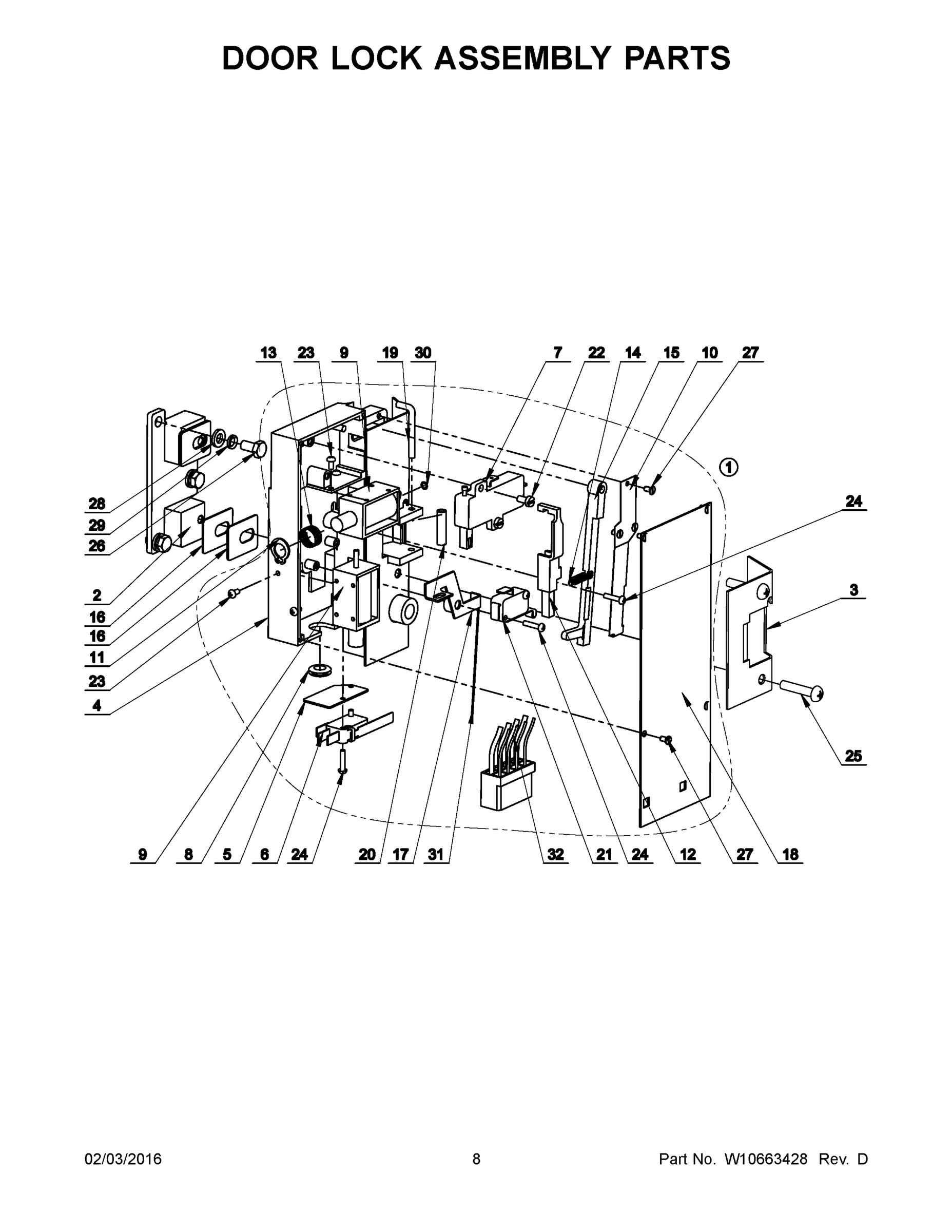 05 - DOOR LOCK ASSEMBLY PARTS