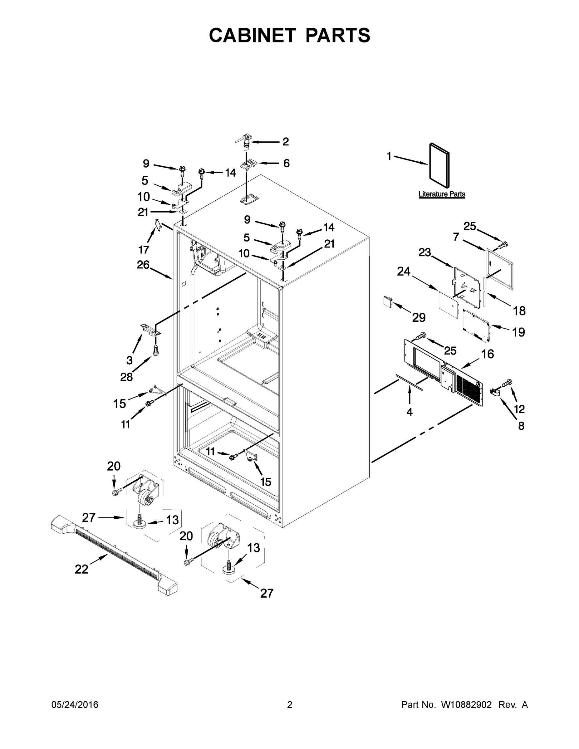 02 - CABINET PARTS