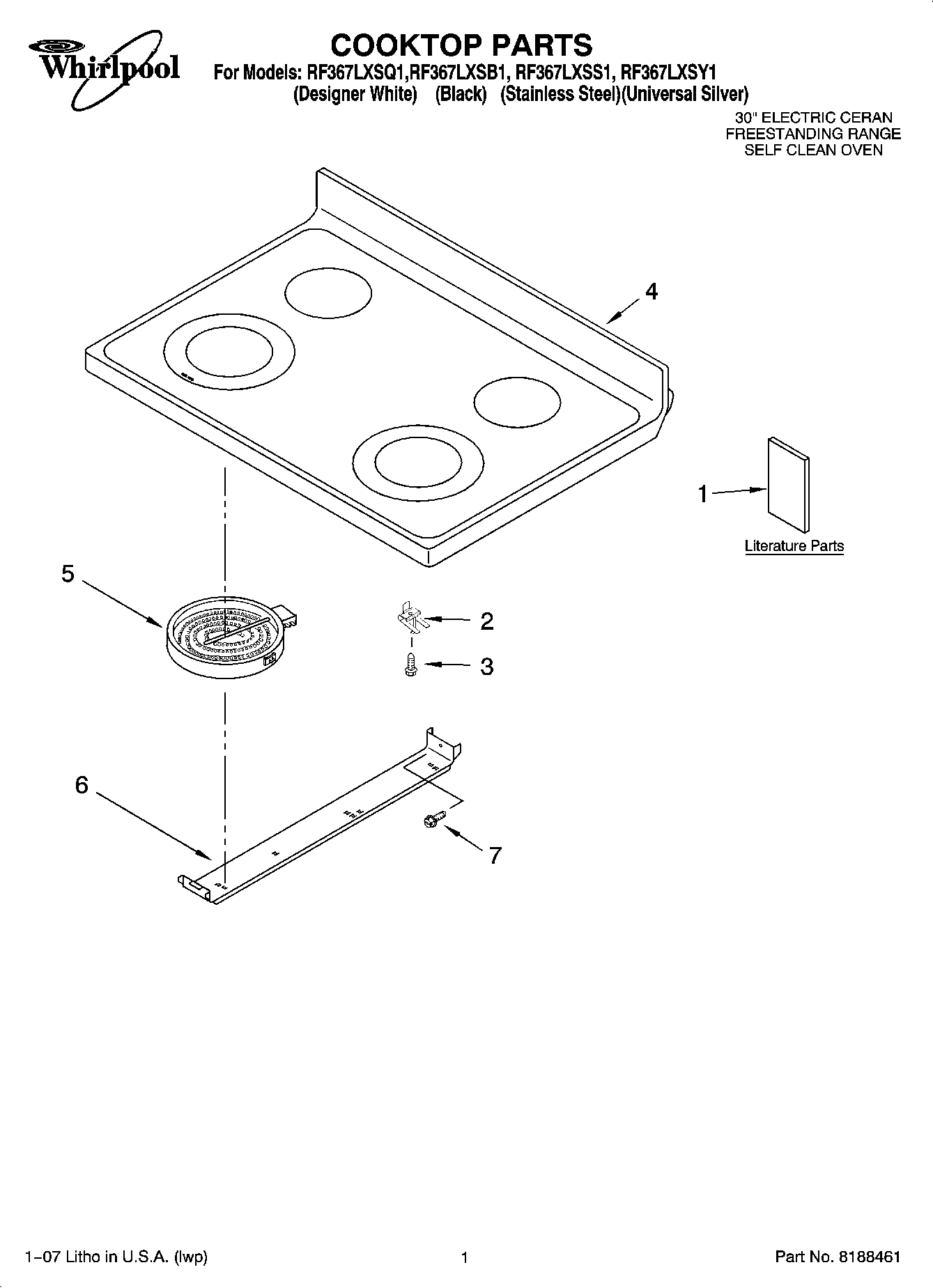 01 - COOKTOP PARTS