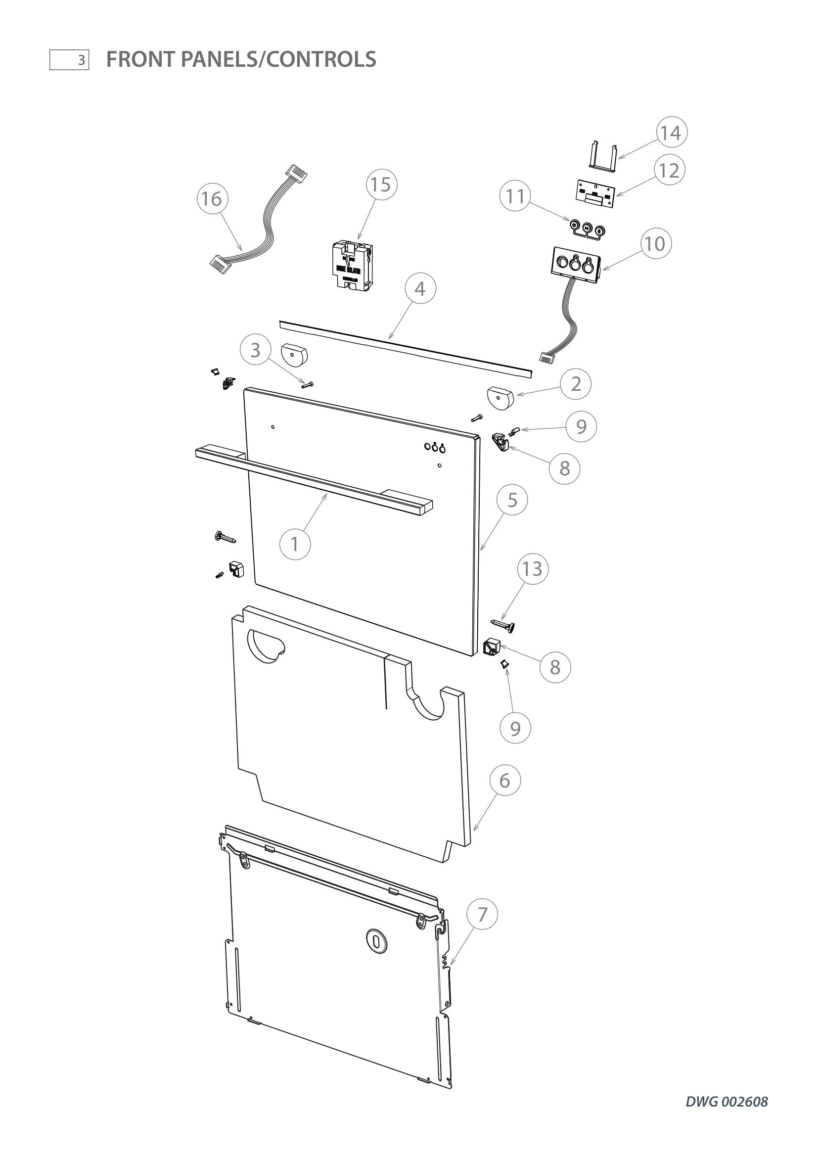 FRONT PANELS/CONTROLS