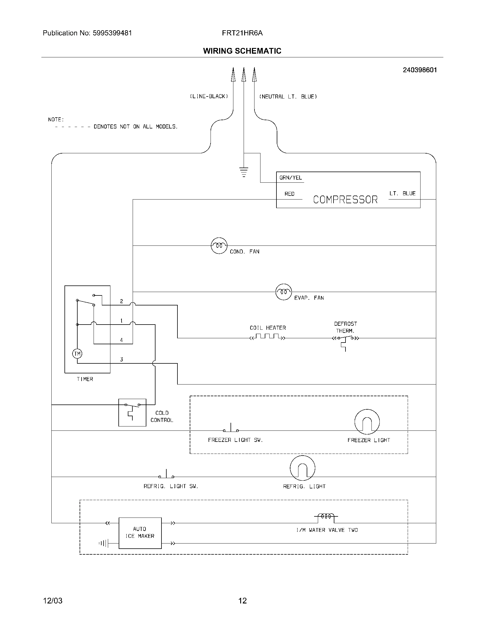12 - WIRING SCHEMATIC
