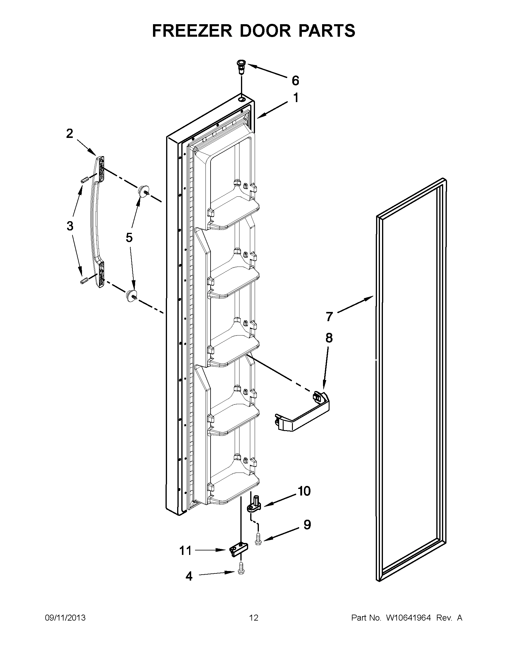 07 - FREEZER DOOR PARTS