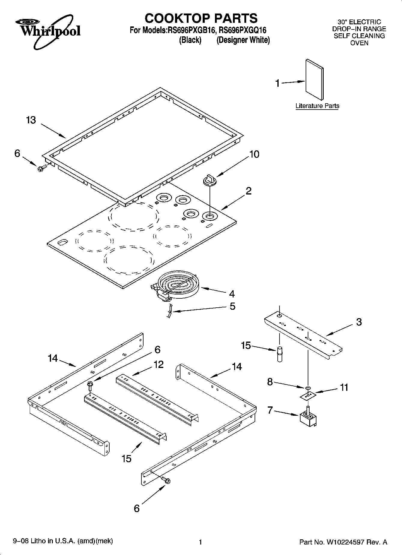 01 - COOKTOP PARTS
