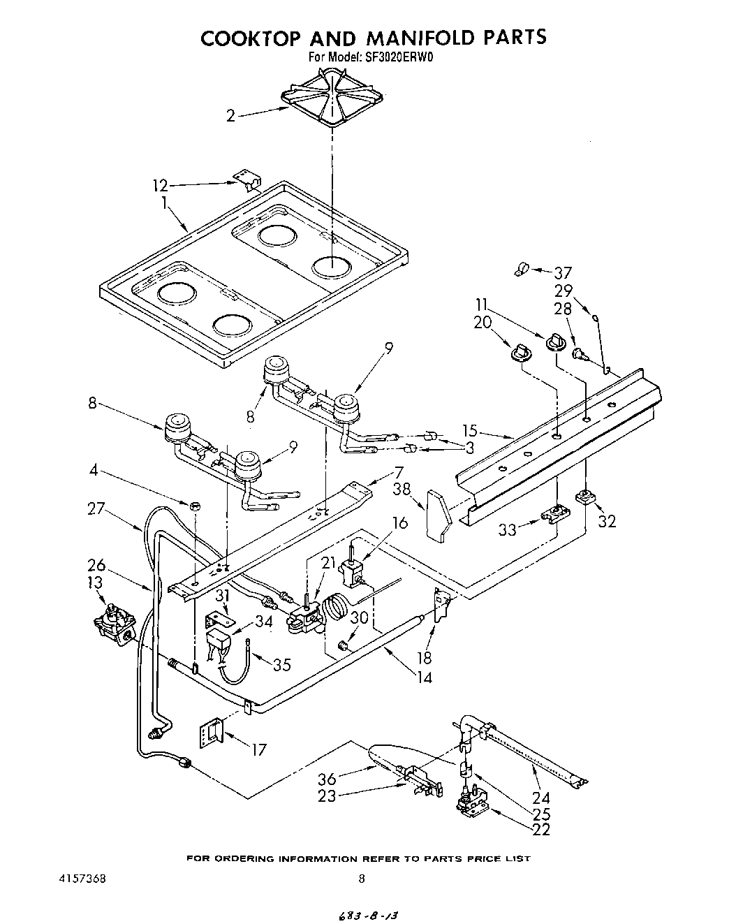06 - COOK TOP AND MANIFOLD , LITERATURE